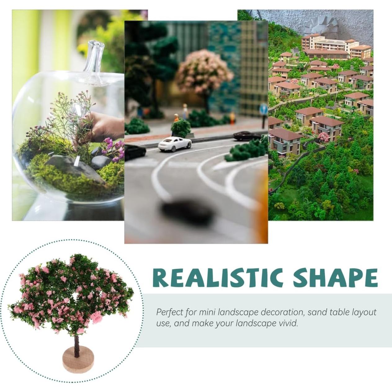 Paquete de 2 Árboles Miniatura VINTORKY para Manualidades