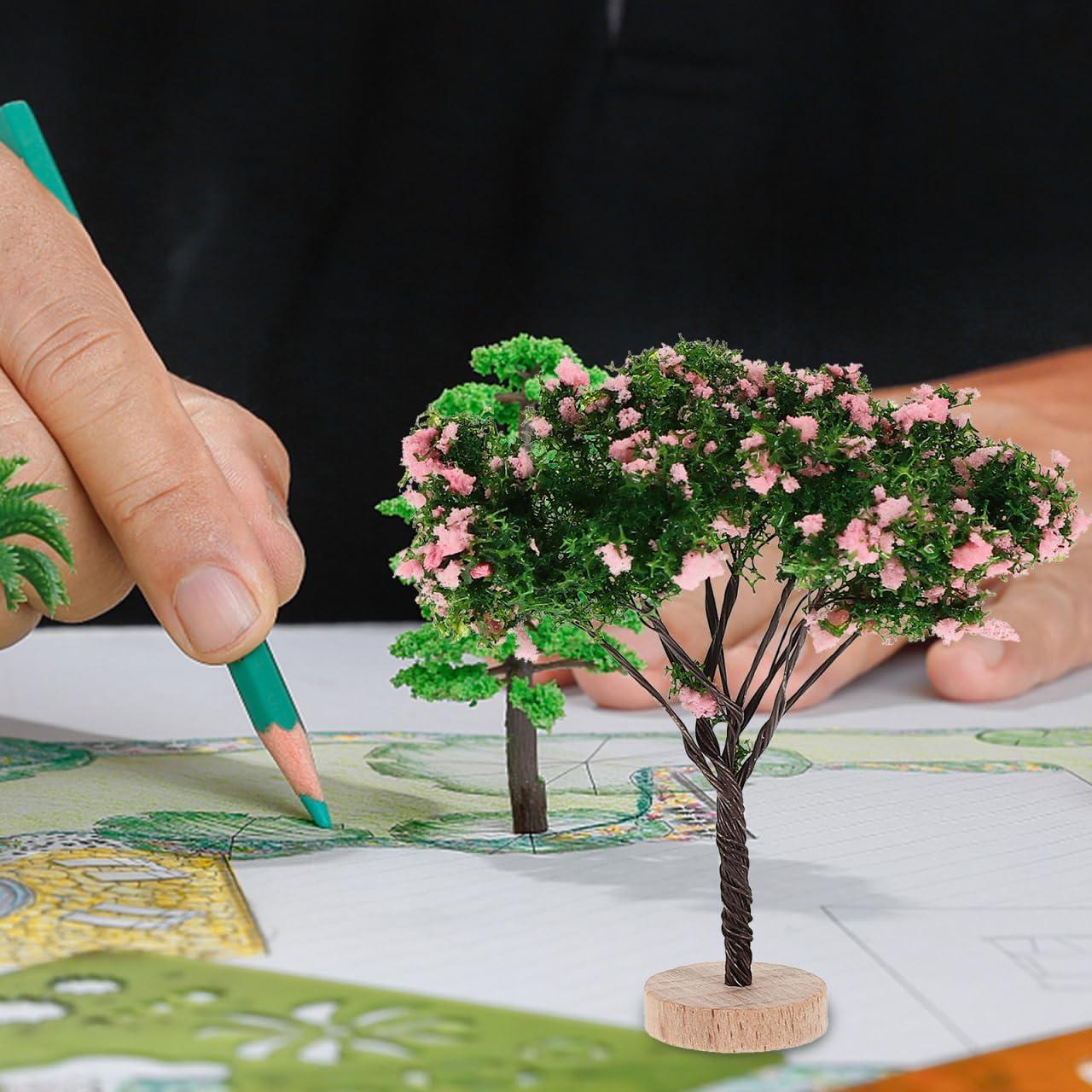 Paquete de 2 Árboles Miniatura VINTORKY para Manualidades