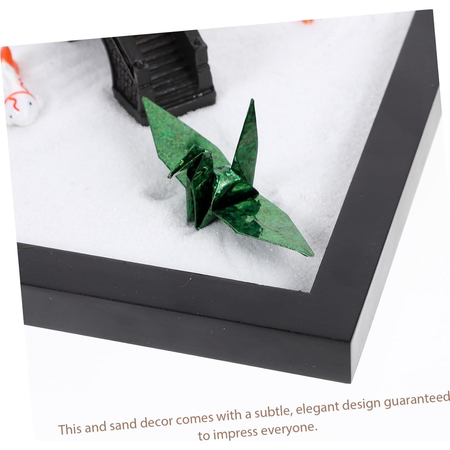 Mesa de Arena Zen Miniatura IMIKEYA para Meditación 21.5x17.5cm