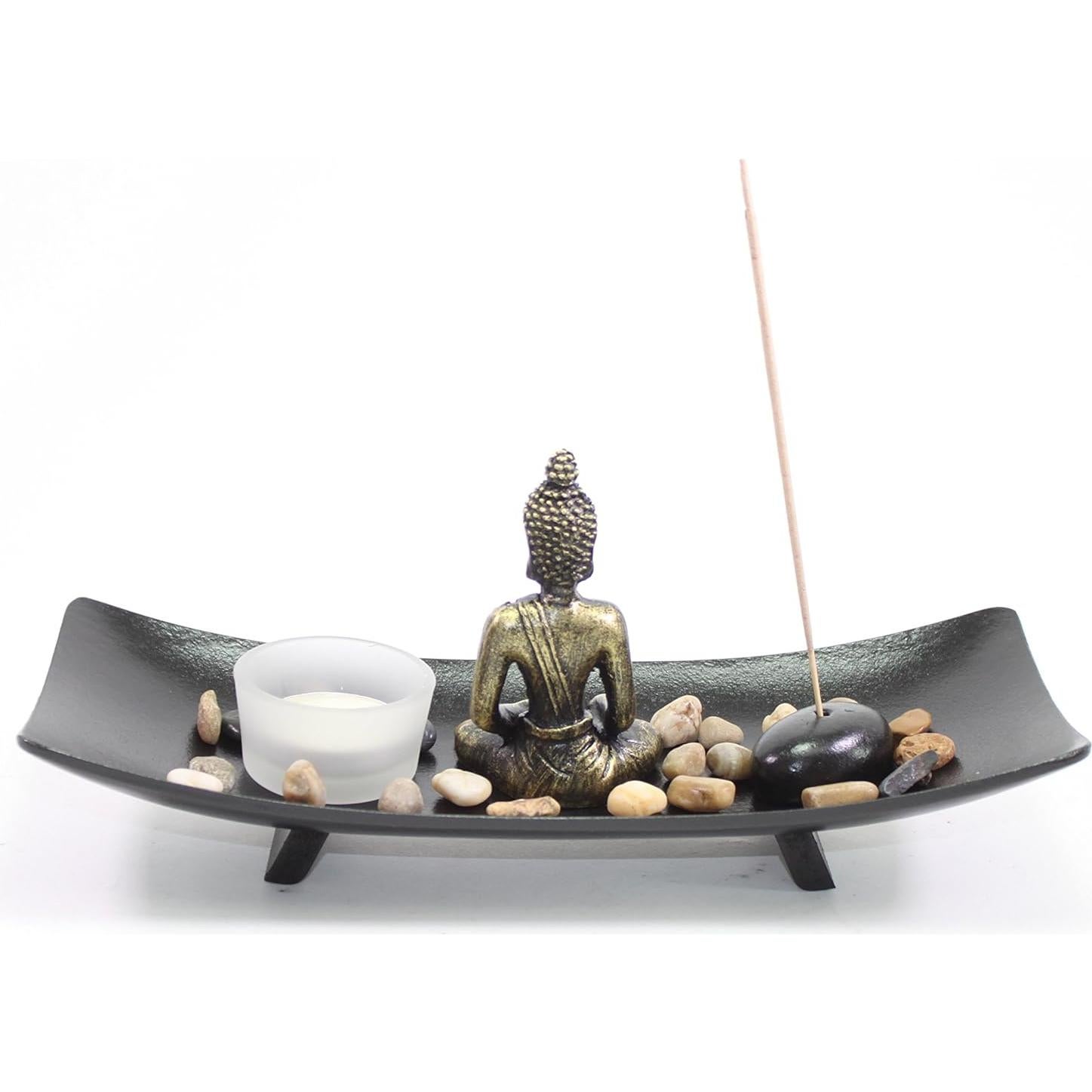 Jardín Zen de Mesa Budista Pagamos tu Impuesto 7 Piezas