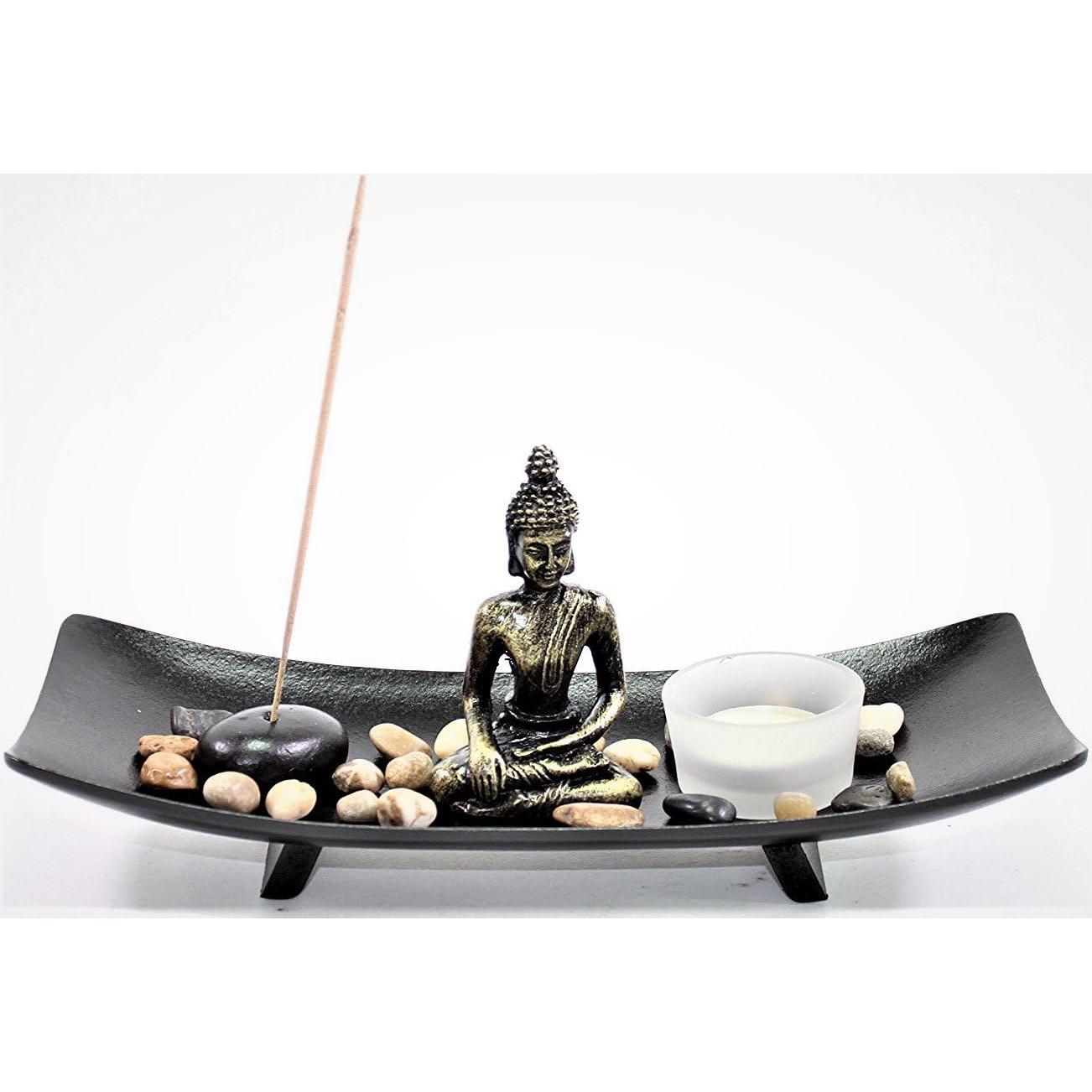 Jardín Zen de Mesa Budista Pagamos tu Impuesto 7 Piezas