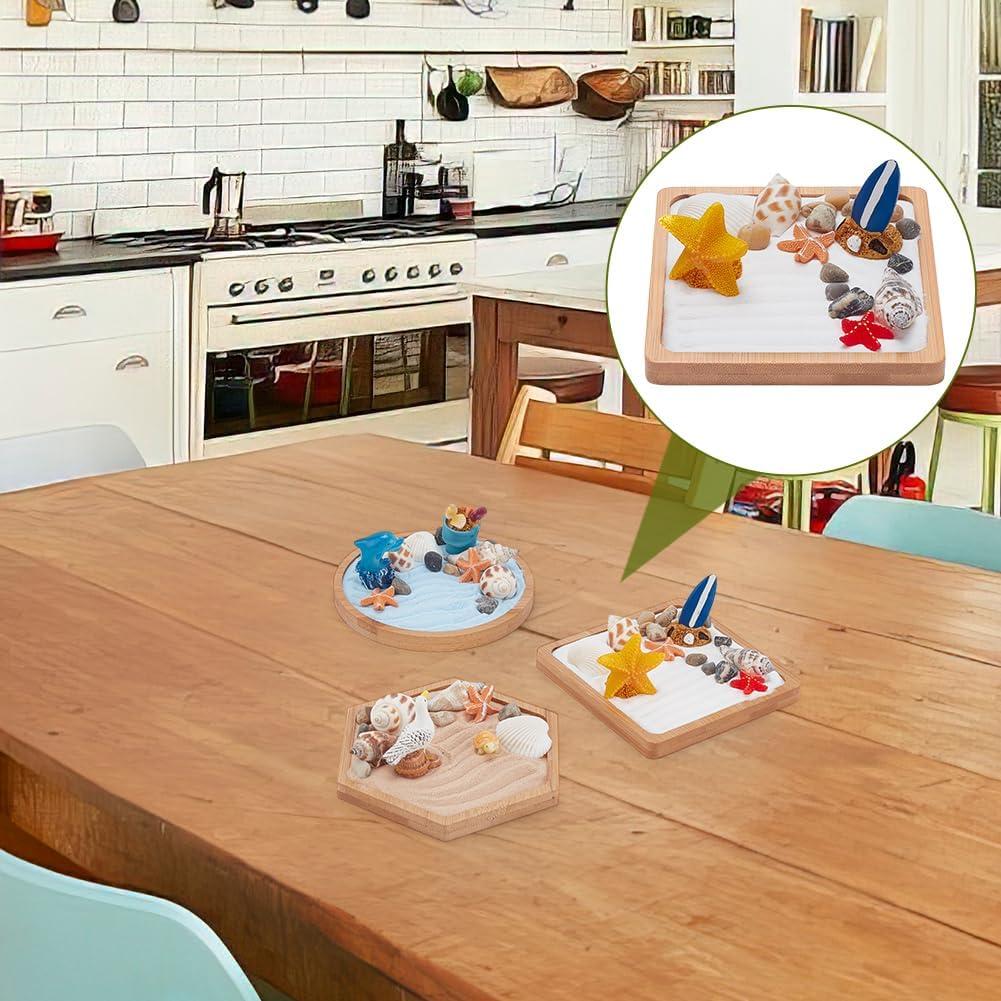 Kit Jardín Zen Miniatura WEBEEDY con Arena y Accesorios