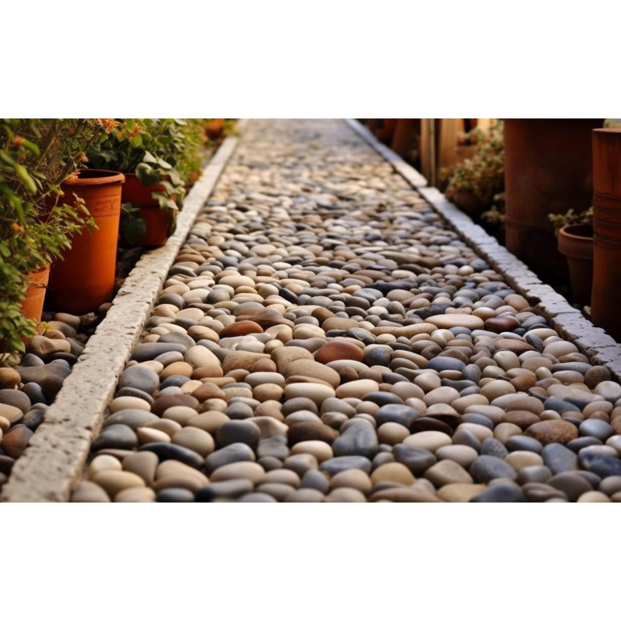 Piedras de Río Pulidas StoneCreek 0.91 kg Decorativas Jardín