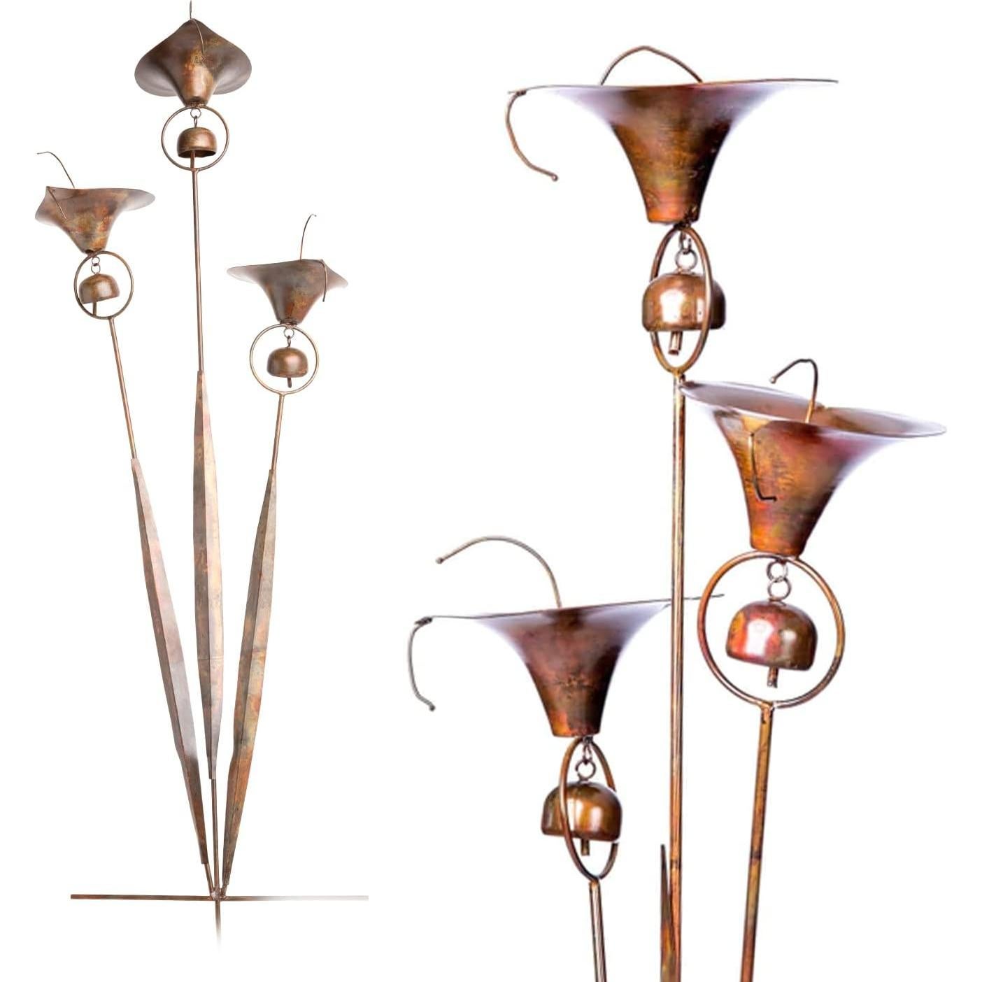 Estaca de Jardín Lirio Calla Happy Gardens con Campanas 91 cm