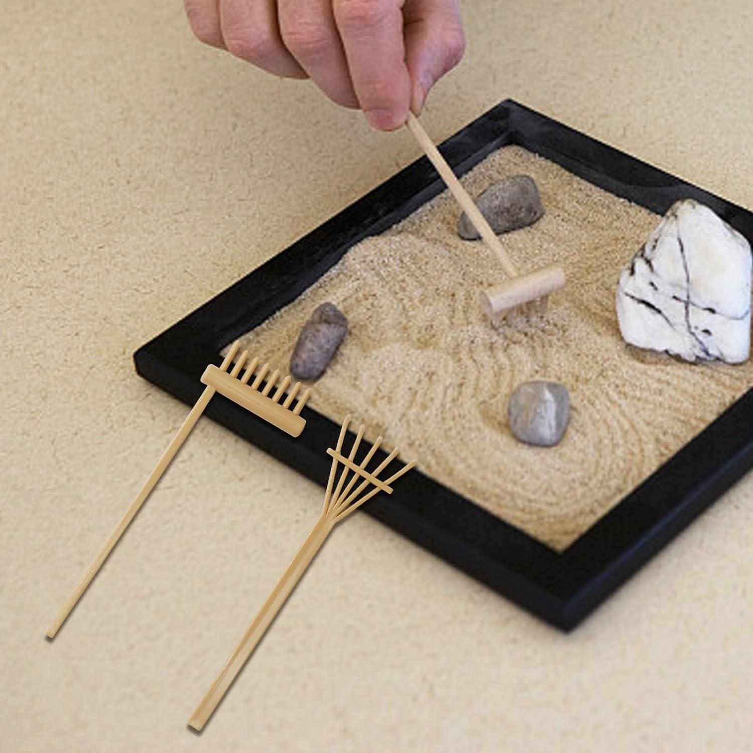 Mini Kit Jardín Zen 12 Piezas LIDSCURA - Rastrillos y Arena