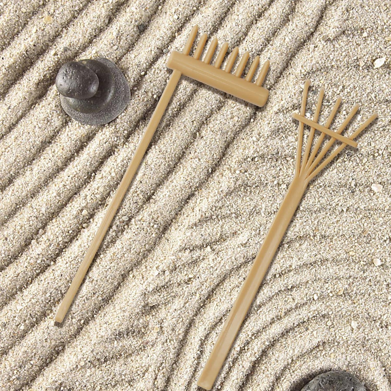 Mini Kit Jardín Zen 12 Piezas LIDSCURA - Rastrillos y Arena