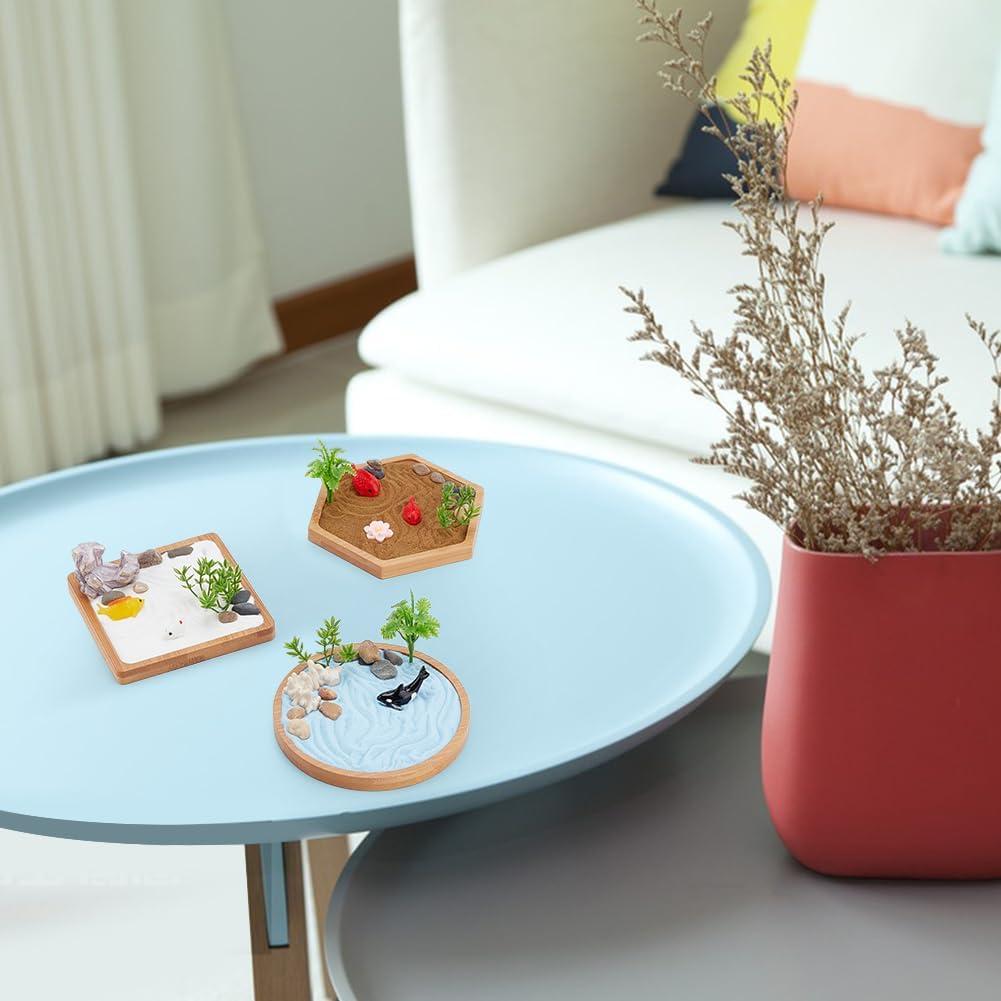 Kit Jardín Zen Mini WEBEEDY - Sandbox de Bambú con Accesorios