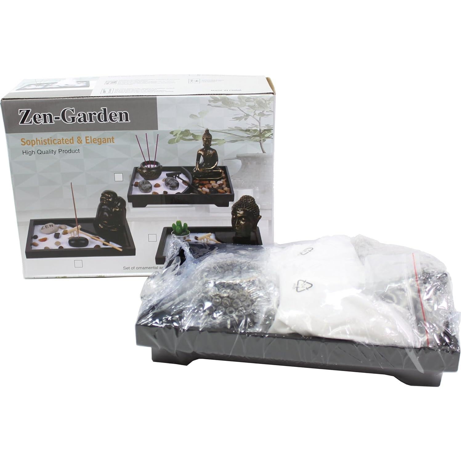 Jardín Zen de Mesa Buda Multicolor 10 Piezas Bruxinha do Cajado