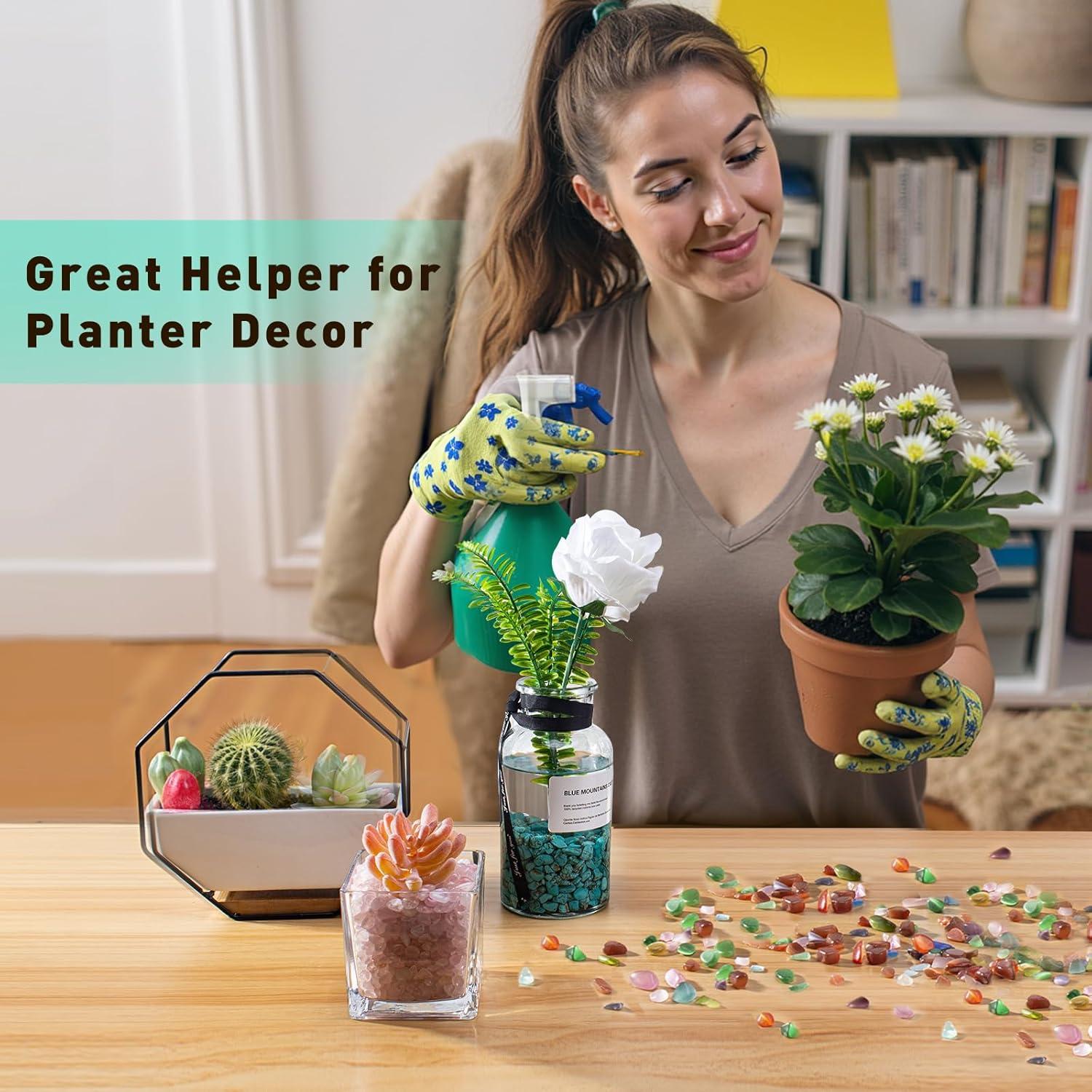 Piedras Trituradas de Lapis Lazuli 0.4 kg para Acuario y Decoración