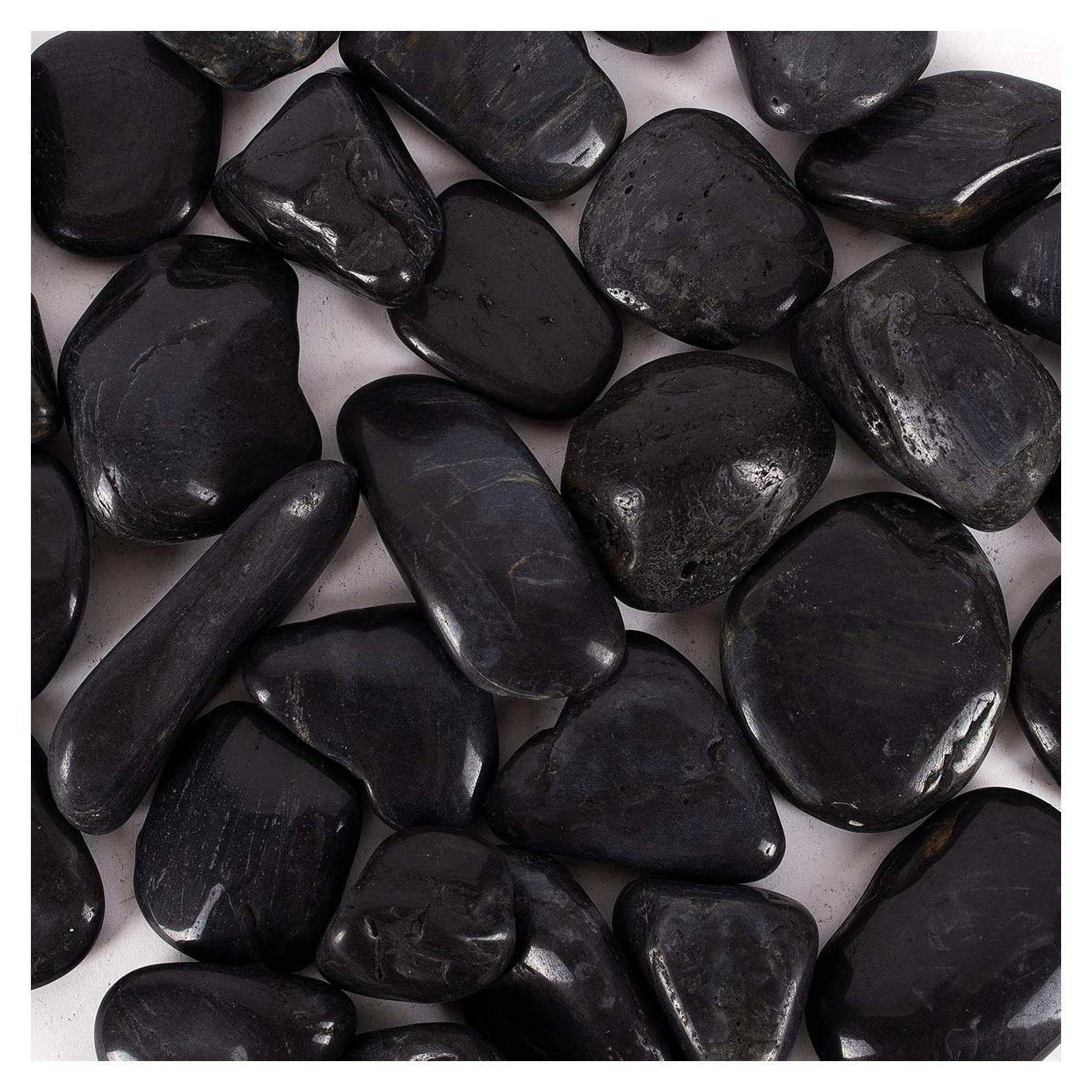 Piedras de Río Negras Pulidas Galashield 2.27 kg 5-8 cm
