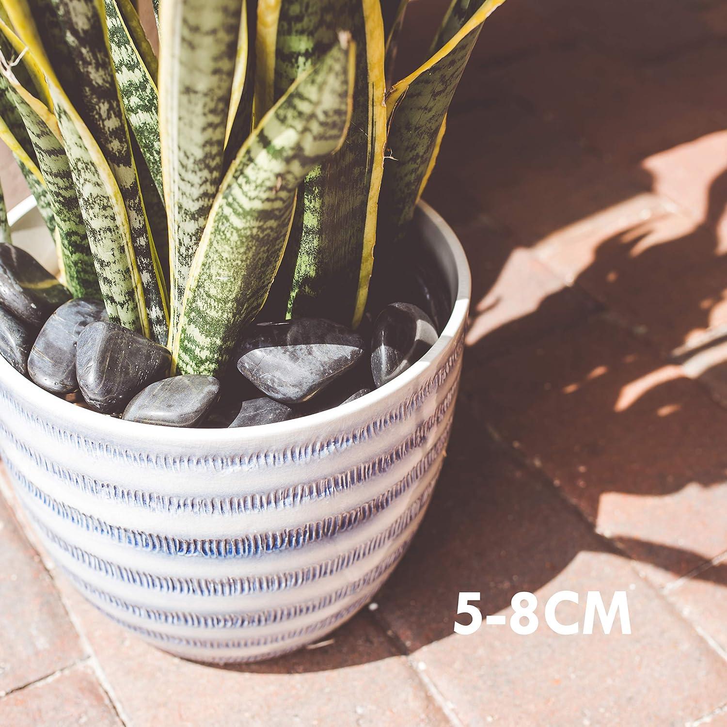 Piedras de Río Negras Pulidas Galashield 2.27 kg 5-8 cm