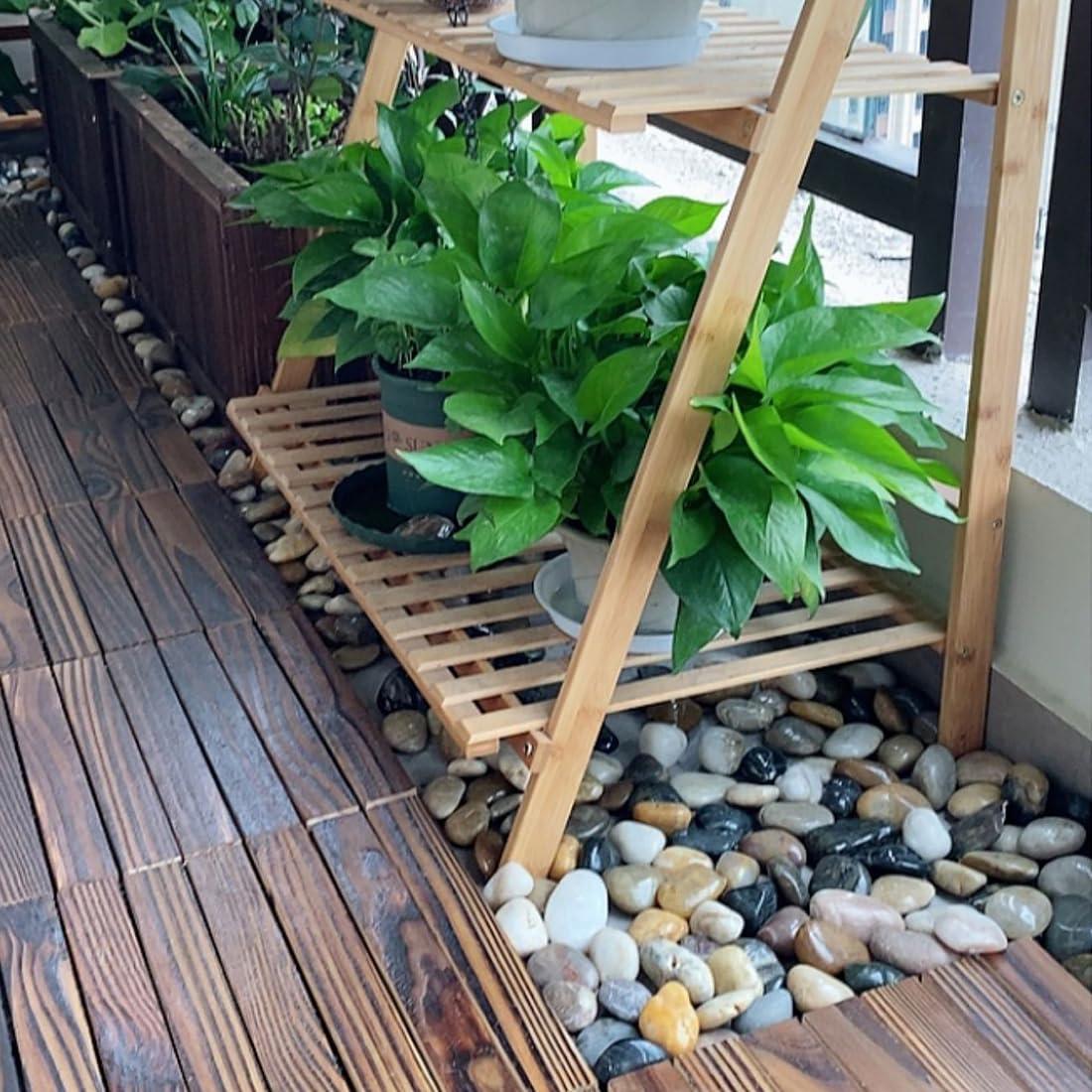 Piedras Decorativas Naturales YISZM 2-3cm Color Mezclado 2.27kg