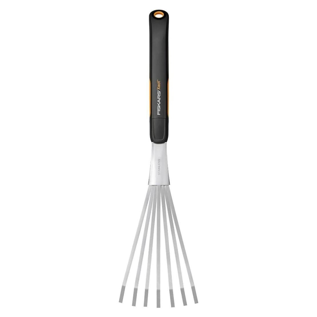 Rastrillo de Mano Fiskars Xact Acero Inoxidable 12cm Ergonómico