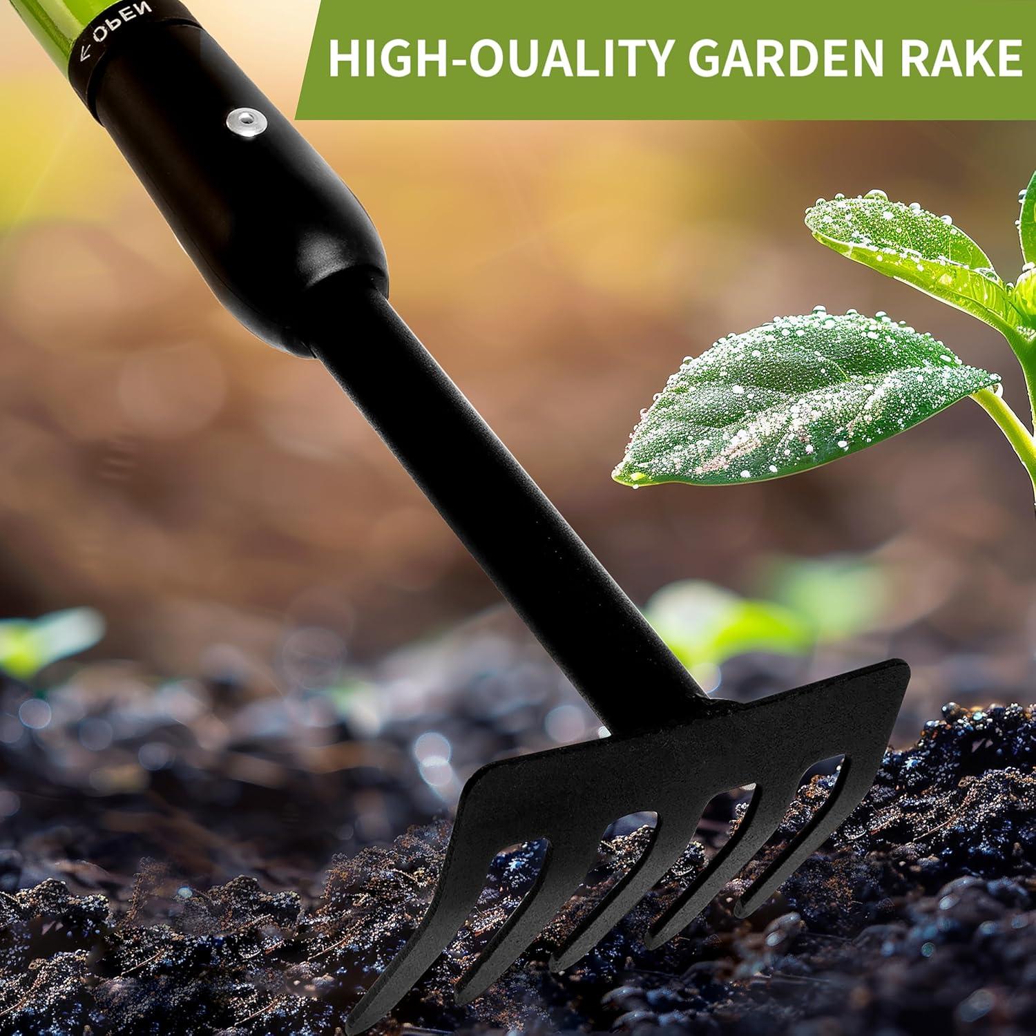 Rastrillo de Jardín Ajustable YIAD DRAGON HORSE 70-100 cm