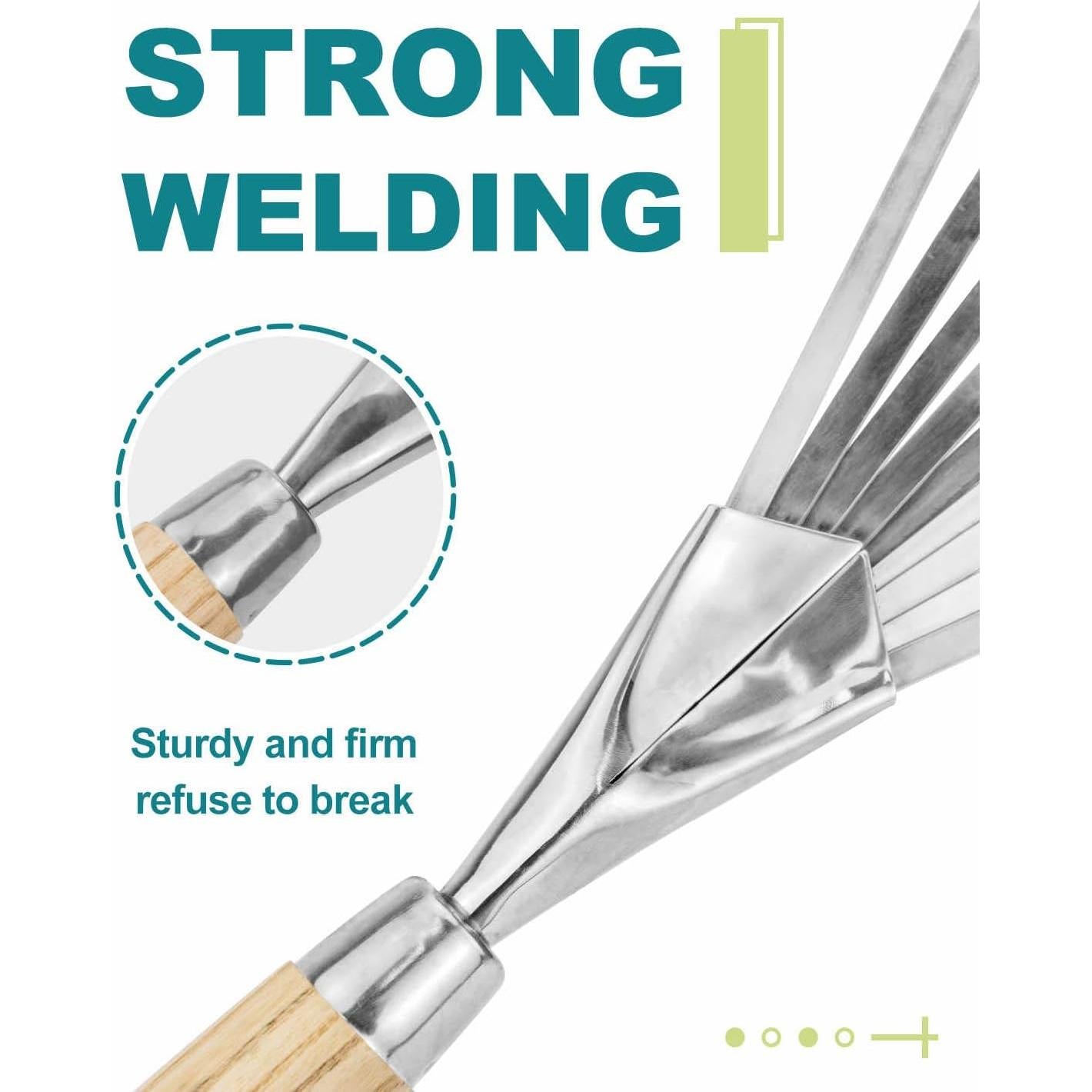 Rastrillo de Mano Eadwiella 36.3 cm Acero Inoxidable Ergonómico