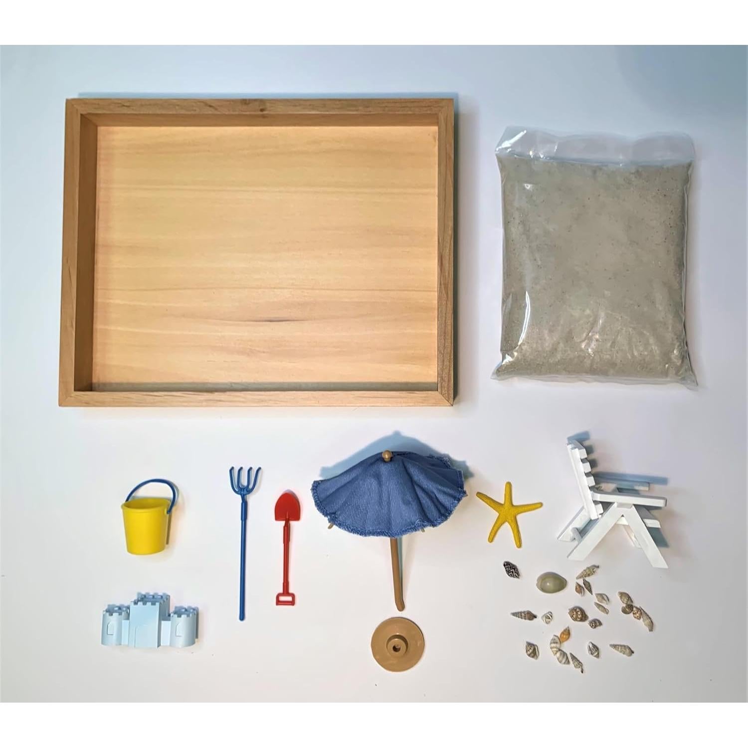 Caja de Arena Zen Ejecutiva - Jardín de Playa 20.32x25.4cm