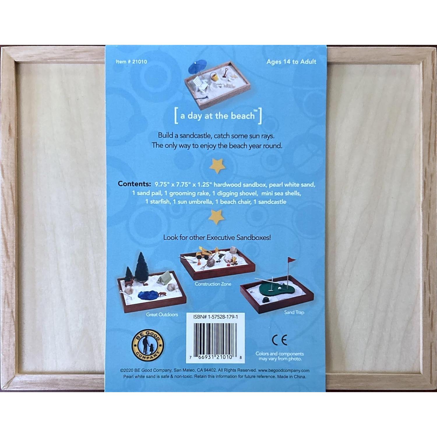 Caja de Arena Zen Ejecutiva - Jardín de Playa 20.32x25.4cm