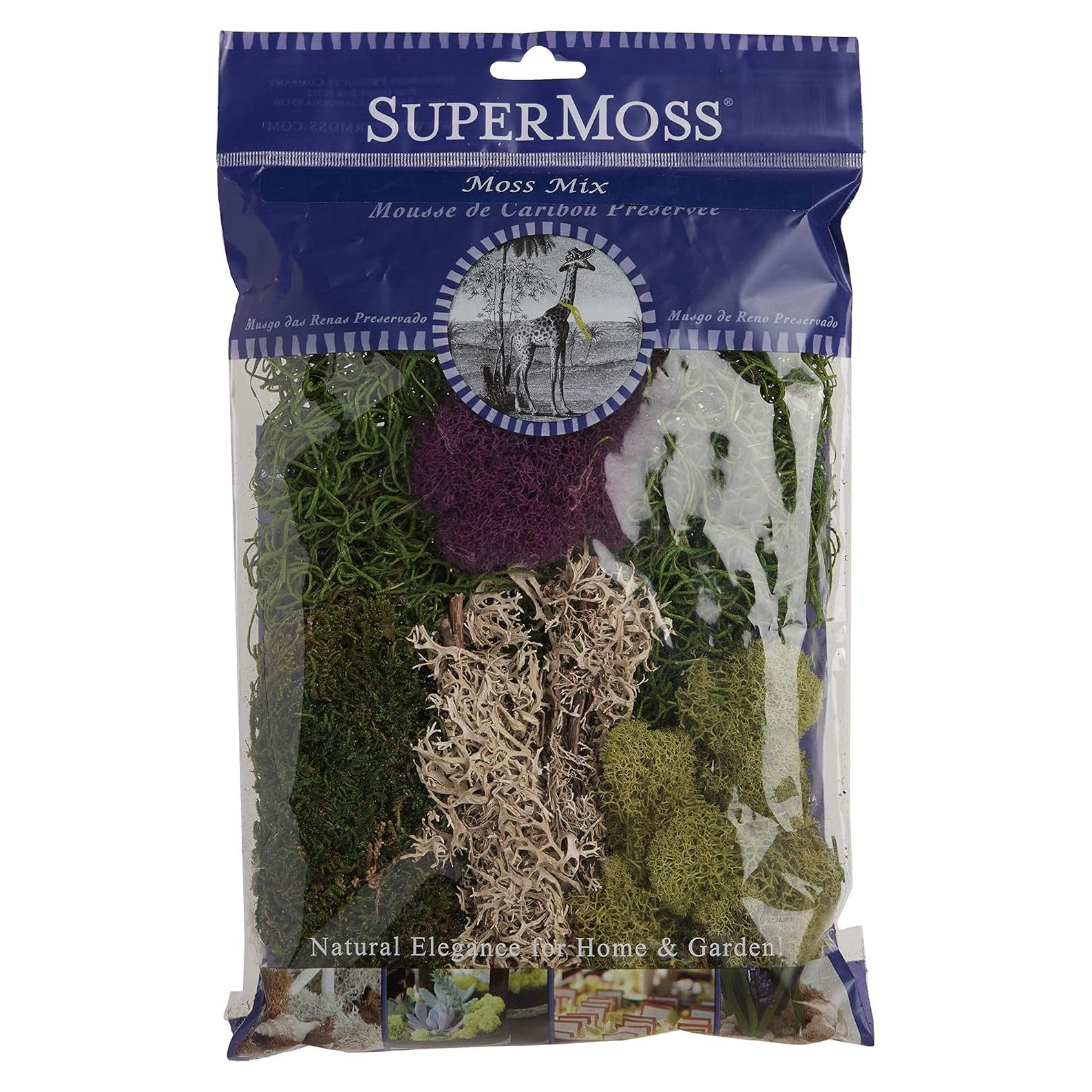 Mezcla de Musgo SuperMoss - Bolsa 110 cm³ (56.7 g) Decorativa