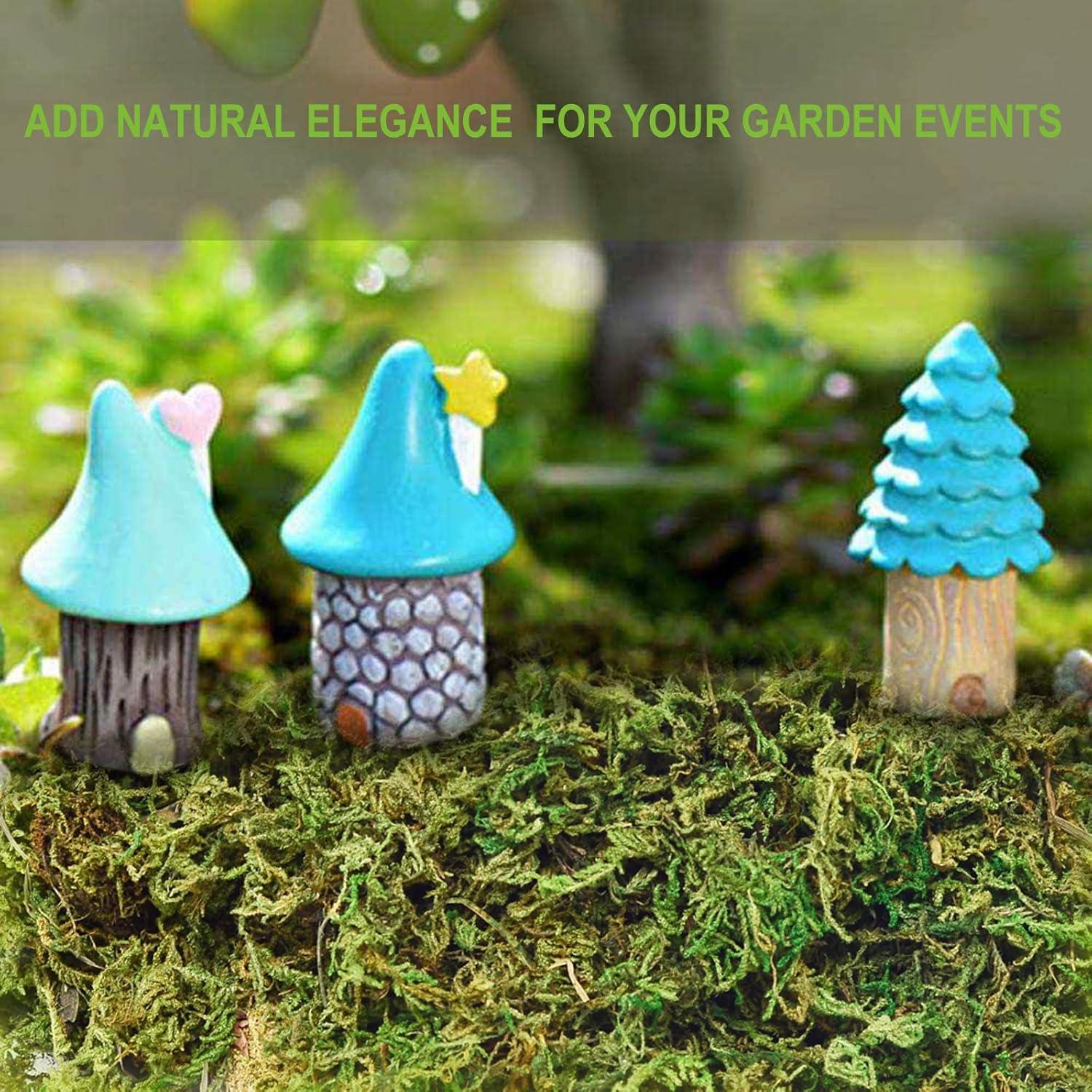 Musgo Artificial ZYAPA 283g Verde para Decoración de Jardín