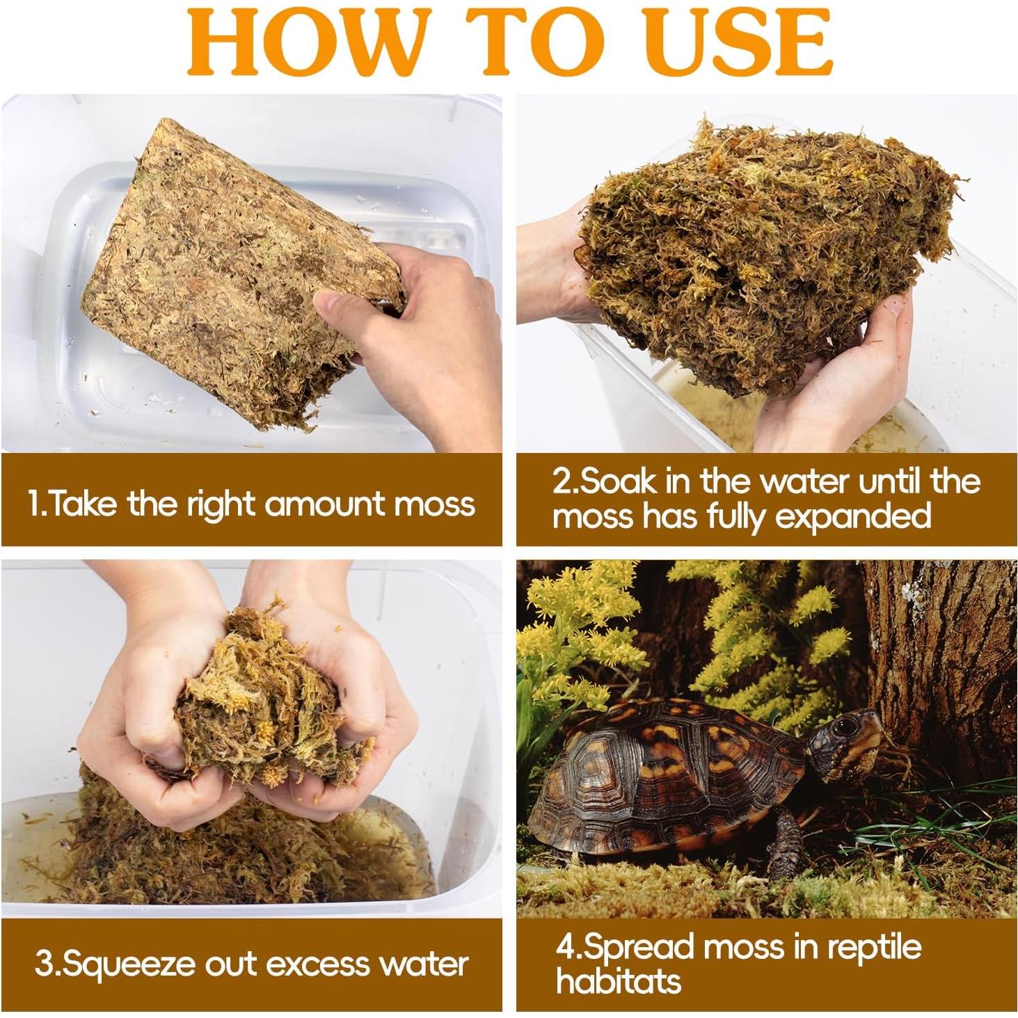 Musgo Sphagnum Natural Stroller 4 QT para Jardinería