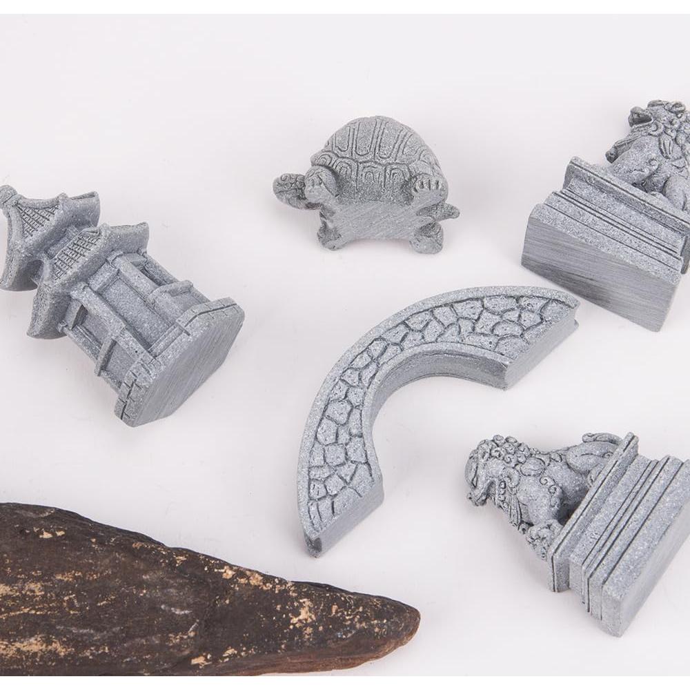 Figuras de Jardín Zen ZORZA - Mini Puente Chino y Accesorios