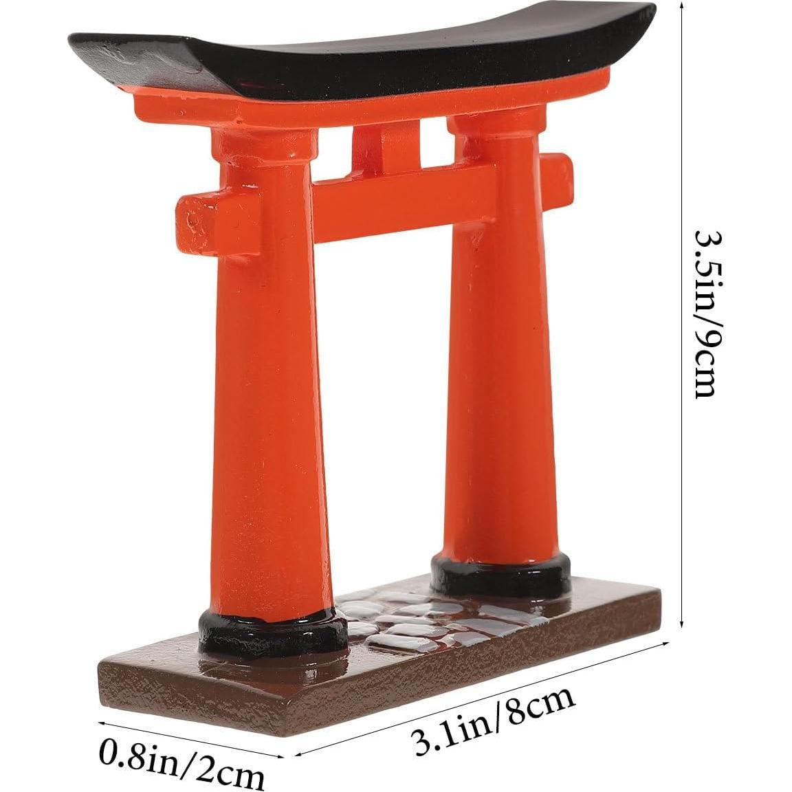 Adorno Miniatura Puerta Torii Japonesa BESPORTBLE 9 cm