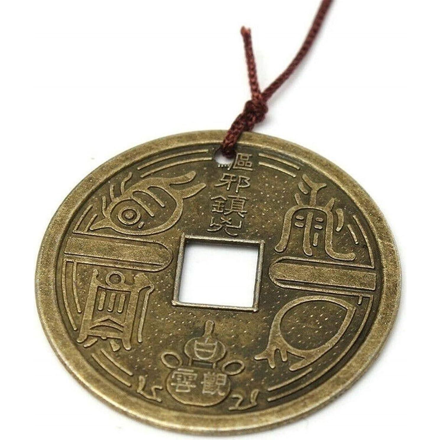 Campana de Viento Feng Shui XUJIQI 50cm Cobre Dragón