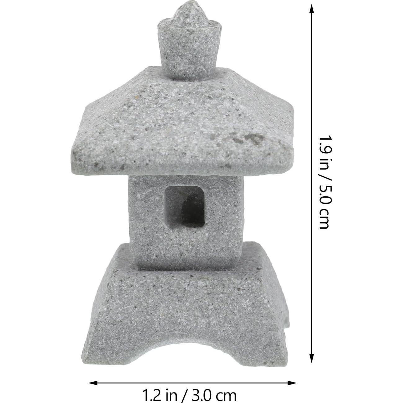 3 Piezas Lámpara de Torre Pagoda Healvian para Jardín