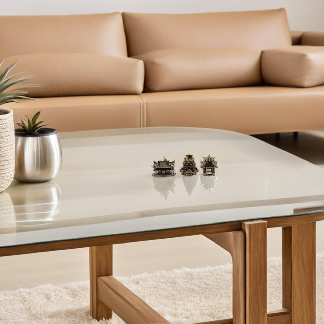 Amosfun 3 Piezas Pagoda Miniatura de Latón para Jardín Zen