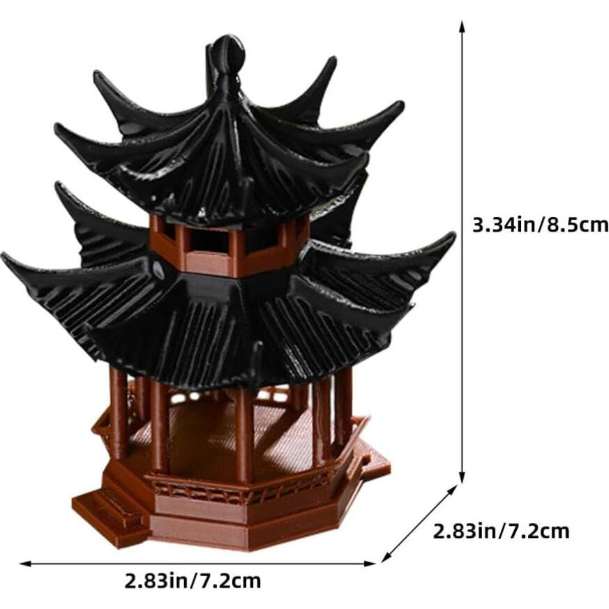 Estatua de Pagoda Mini GANAZONO Jardín Zen Decoración Japonesa