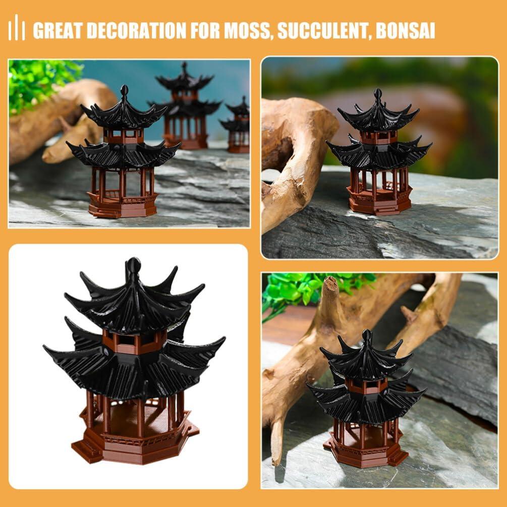 Estatua de Pagoda Mini GANAZONO Jardín Zen Decoración Japonesa