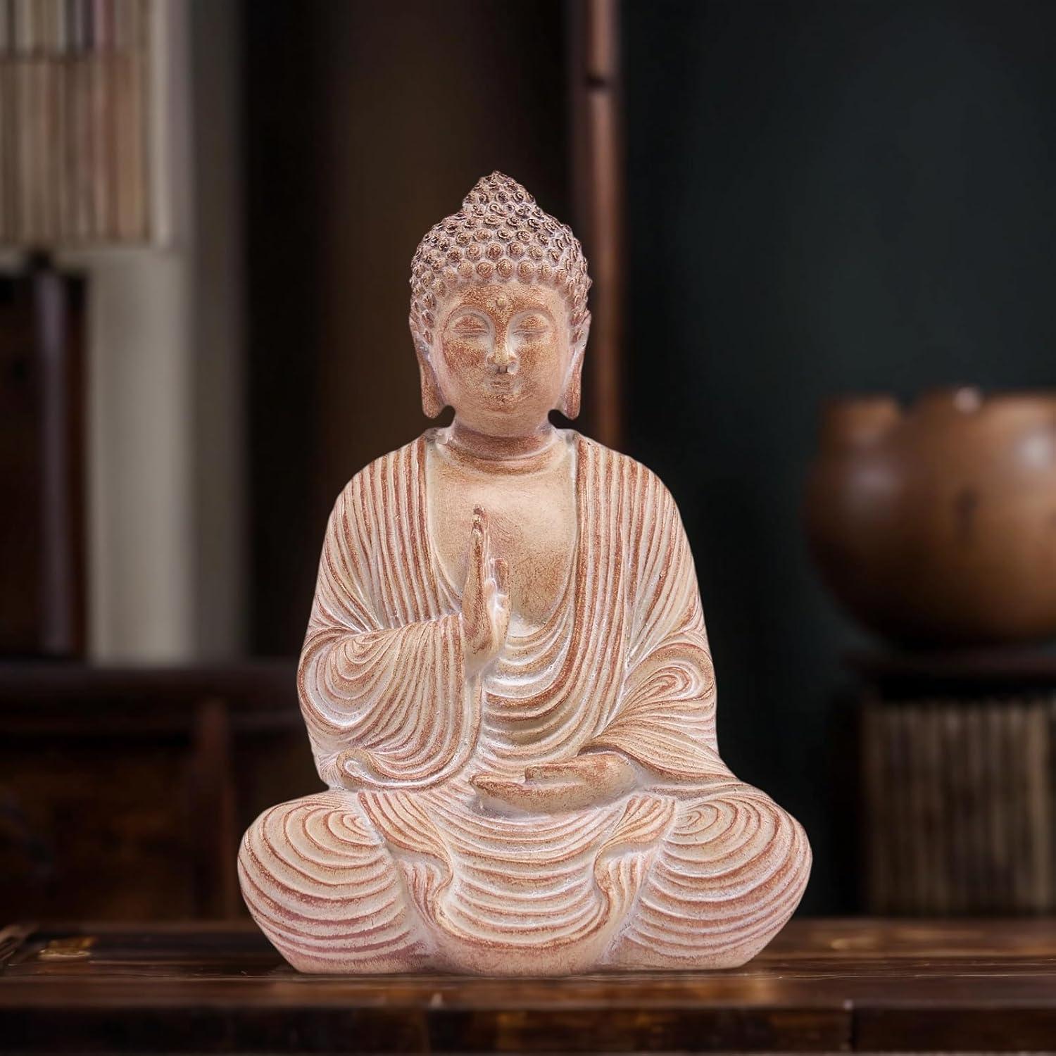 Estatua Zen Buda Swaite de Resina 20 cm para Meditación