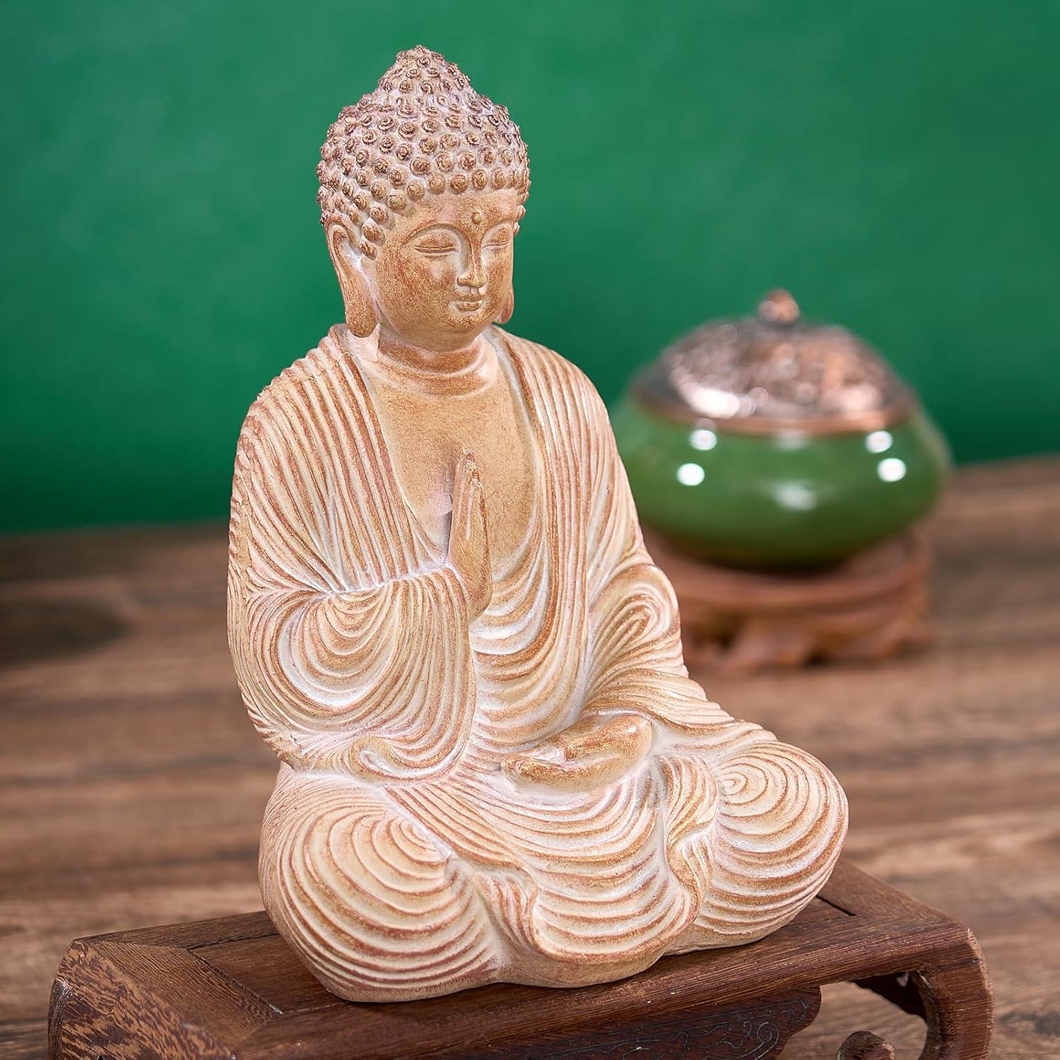 Estatua Zen Buda Swaite de Resina 20 cm para Meditación