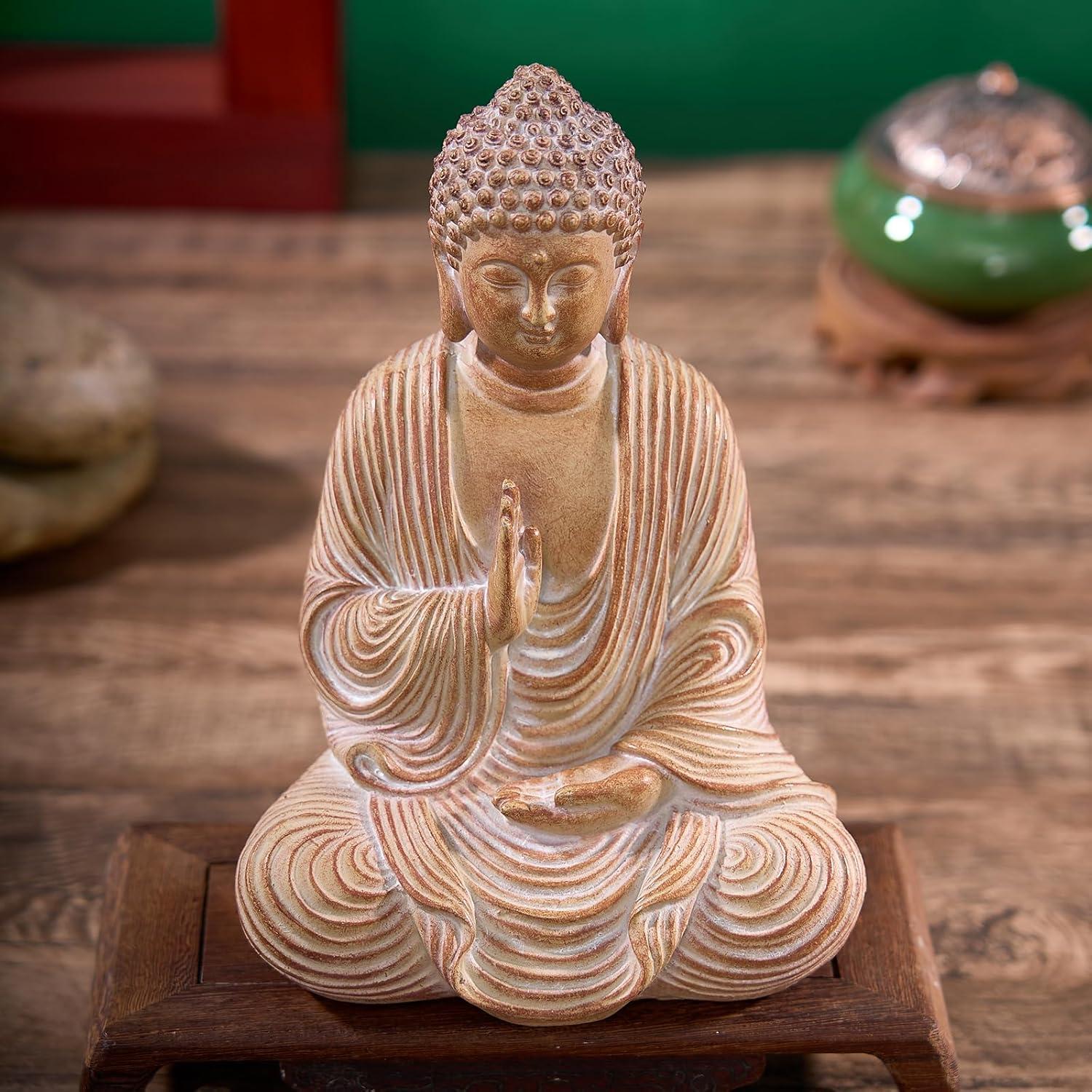 Estatua Zen Buda Swaite de Resina 20 cm para Meditación