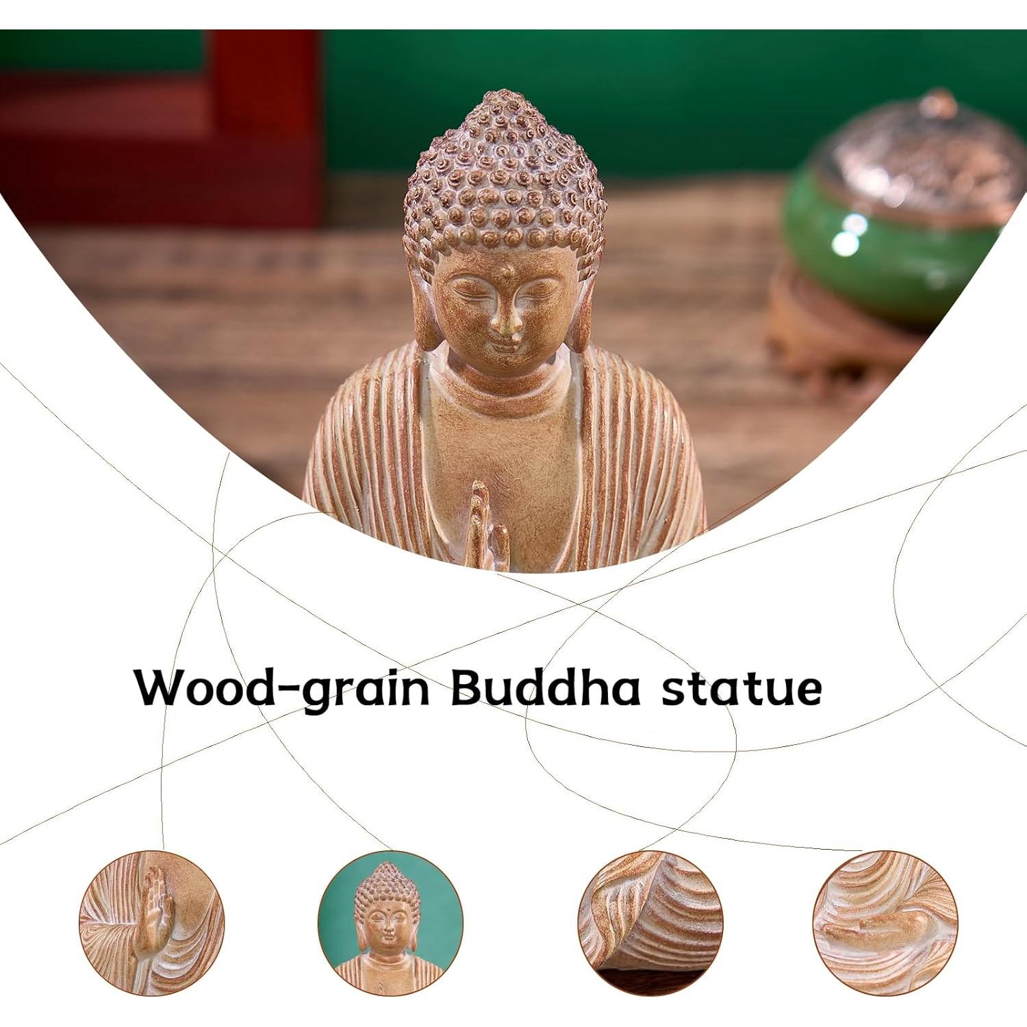 Estatua Zen Buda Swaite de Resina 20 cm para Meditación