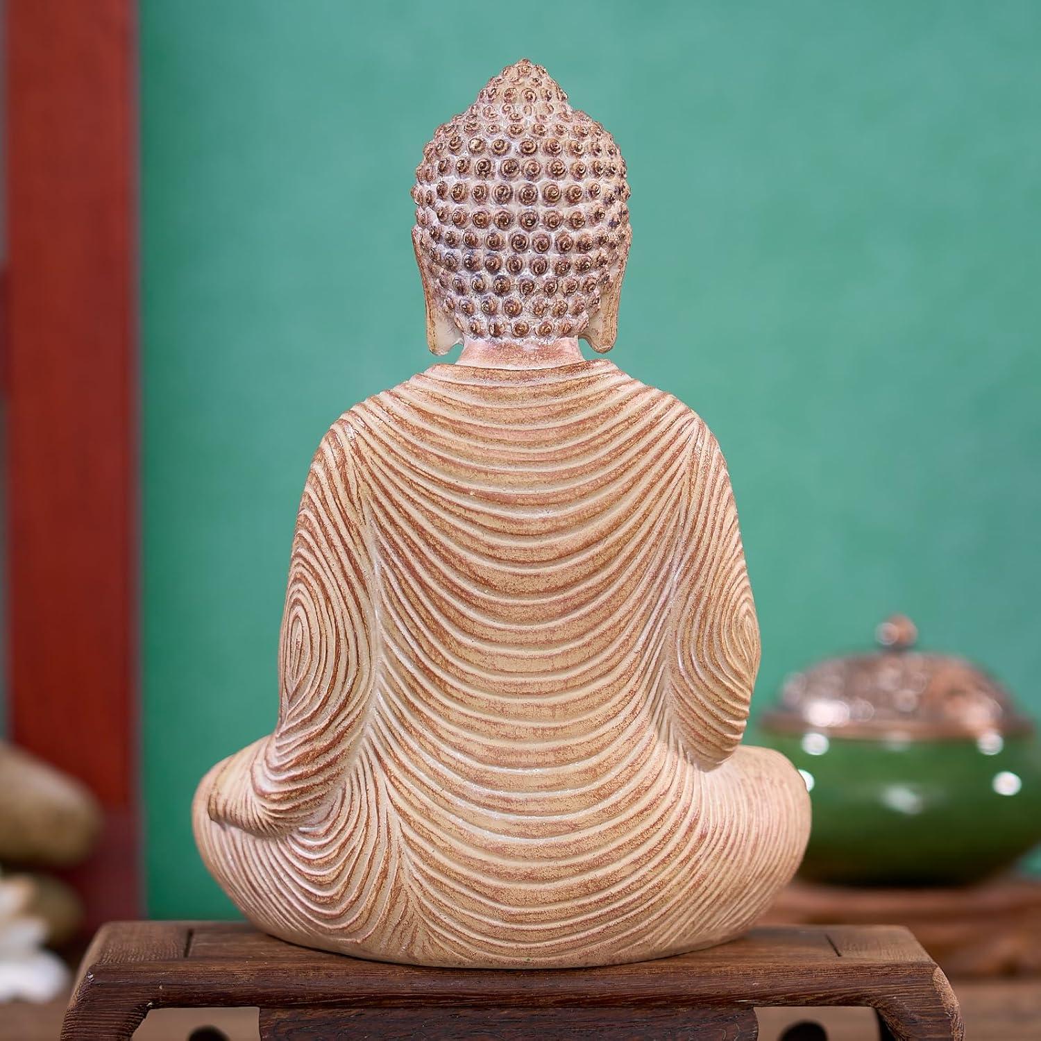 Estatua Zen Buda Swaite de Resina 20 cm para Meditación
