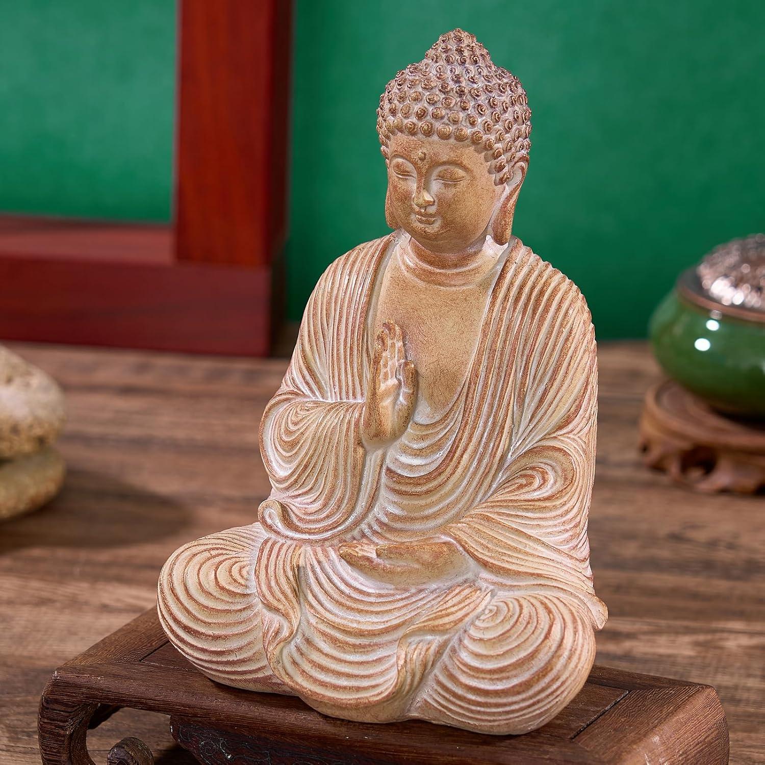 Estatua Zen Buda Swaite de Resina 20 cm para Meditación