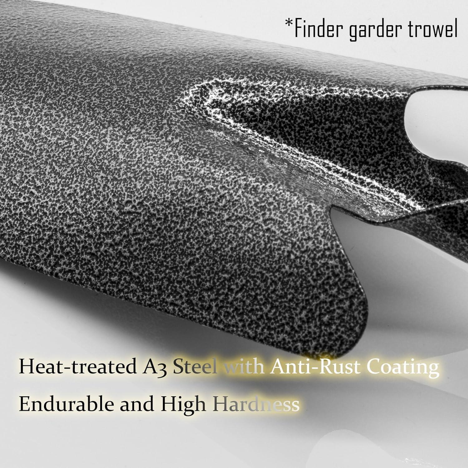 Rastrillo de Mano Finder de Acero A3 29cm 5 Púas Antioxidante