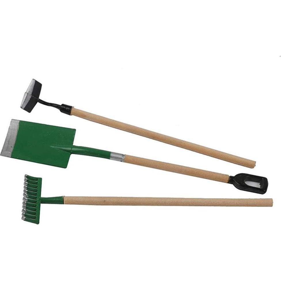 Herramientas de Jardín Miniatura SUPVOX 3PCS 1:12