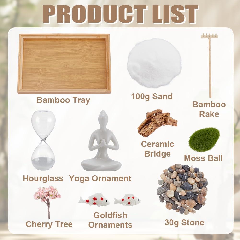 Jardín Zen Japonés WEBEEDY para Escritorio 32x23 cm