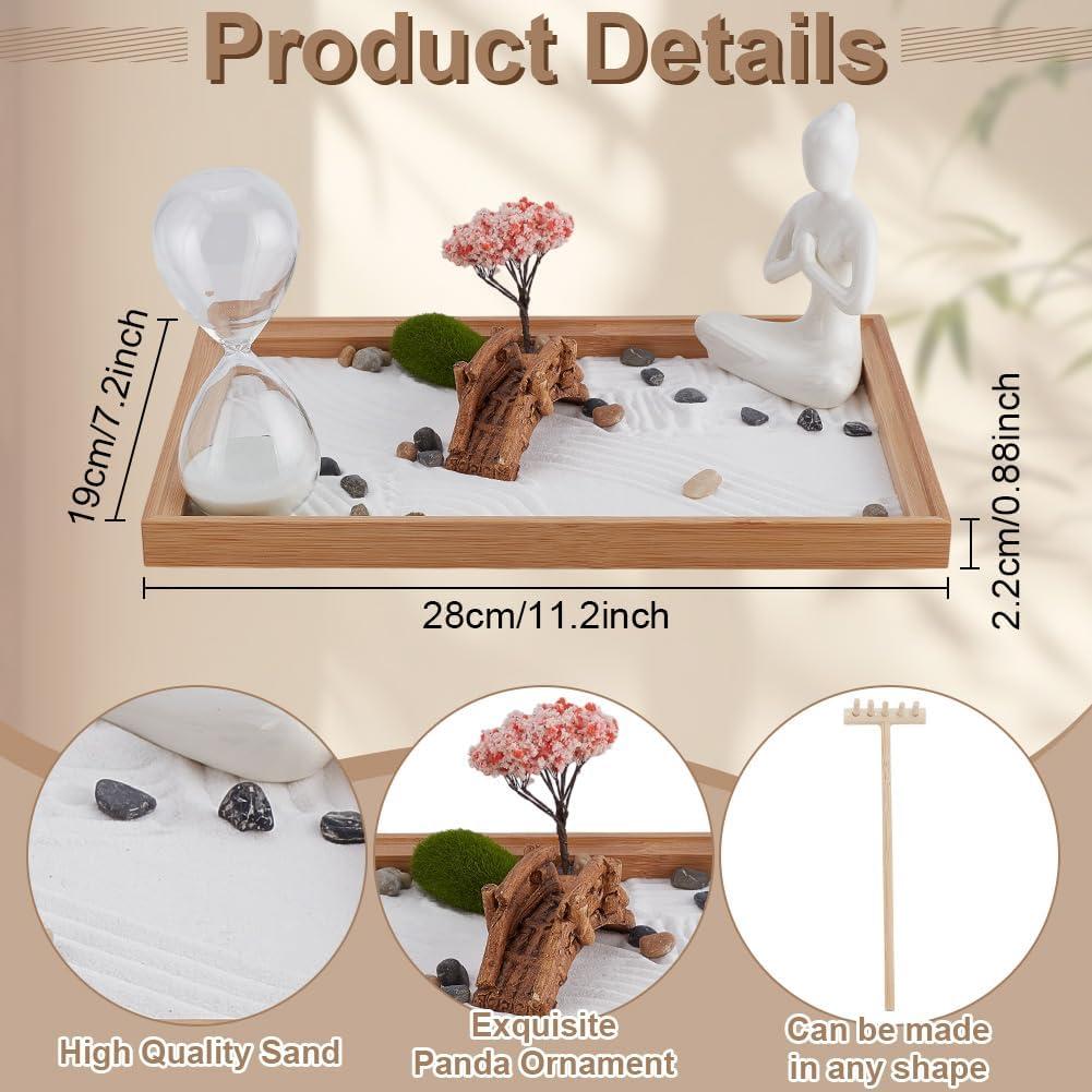 Jardín Zen Japonés WEBEEDY para Escritorio 32x23 cm