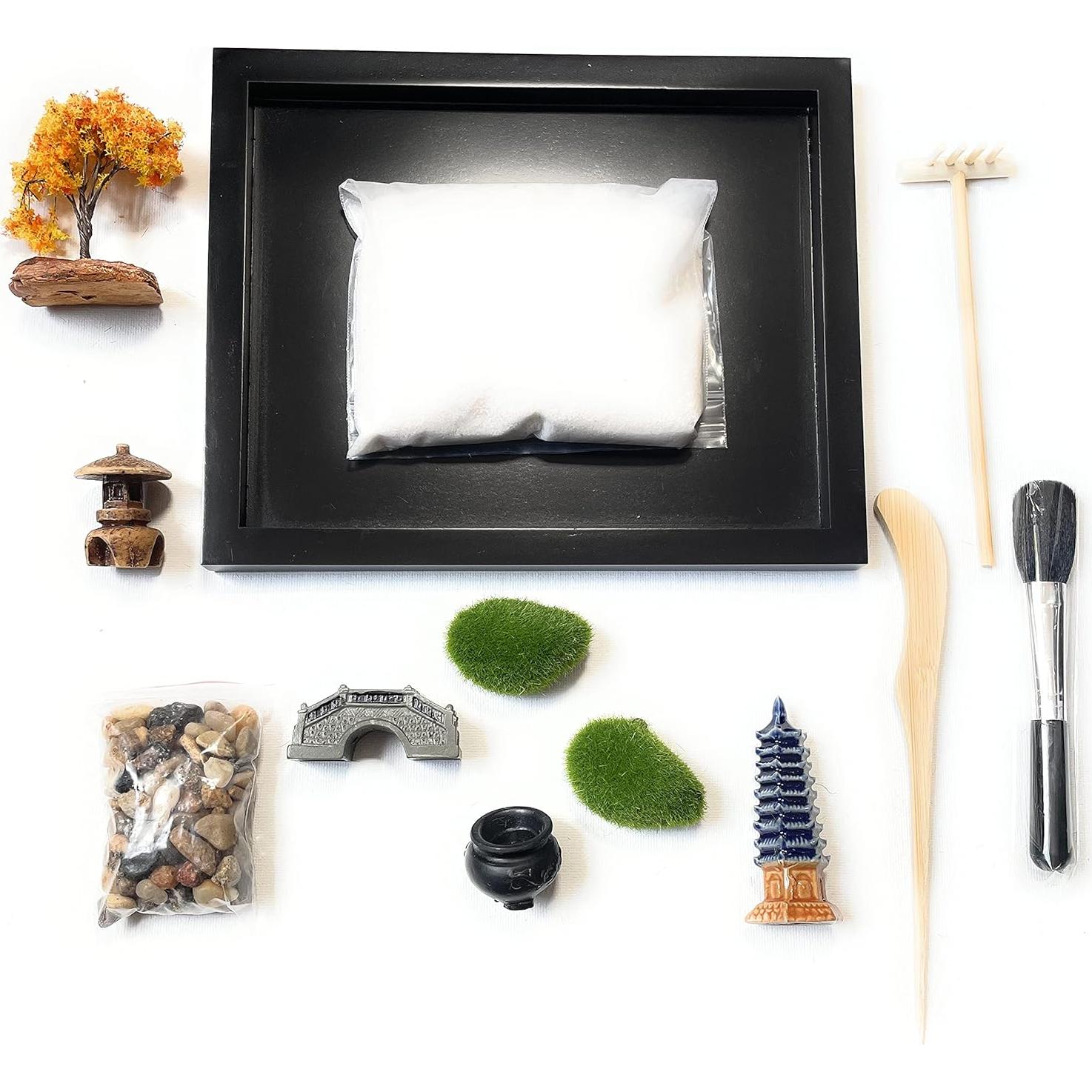 Mini Jardín Zen de Meditación Montsho Publishers 21.6x17.8 cm