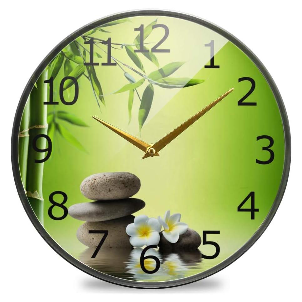 Reloj de Pared Silencioso ALAZA Jardín Zen 24.1 cm