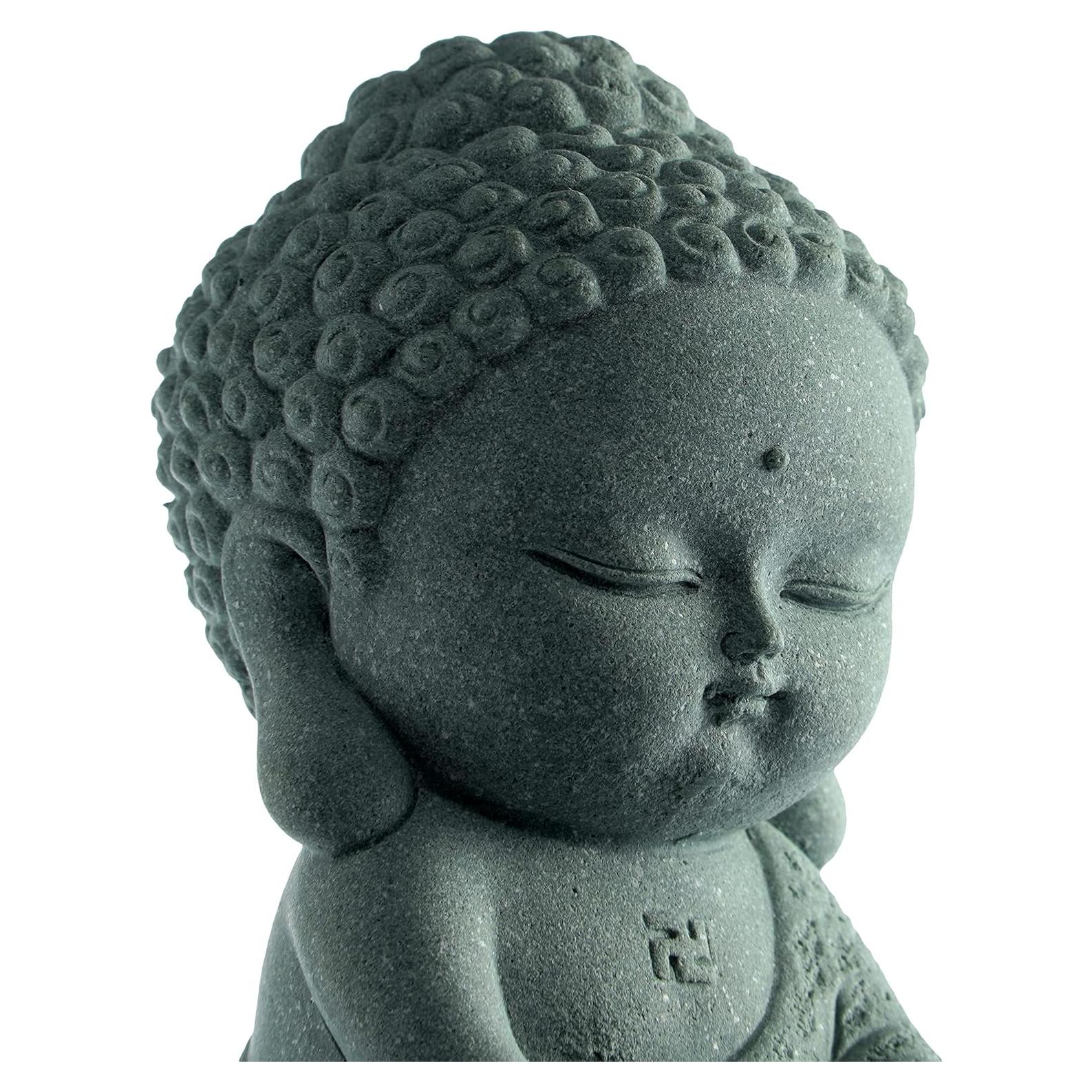 Estatua de Buda Sakyamuni - Piedra Hecha a Mano 6.35 cm