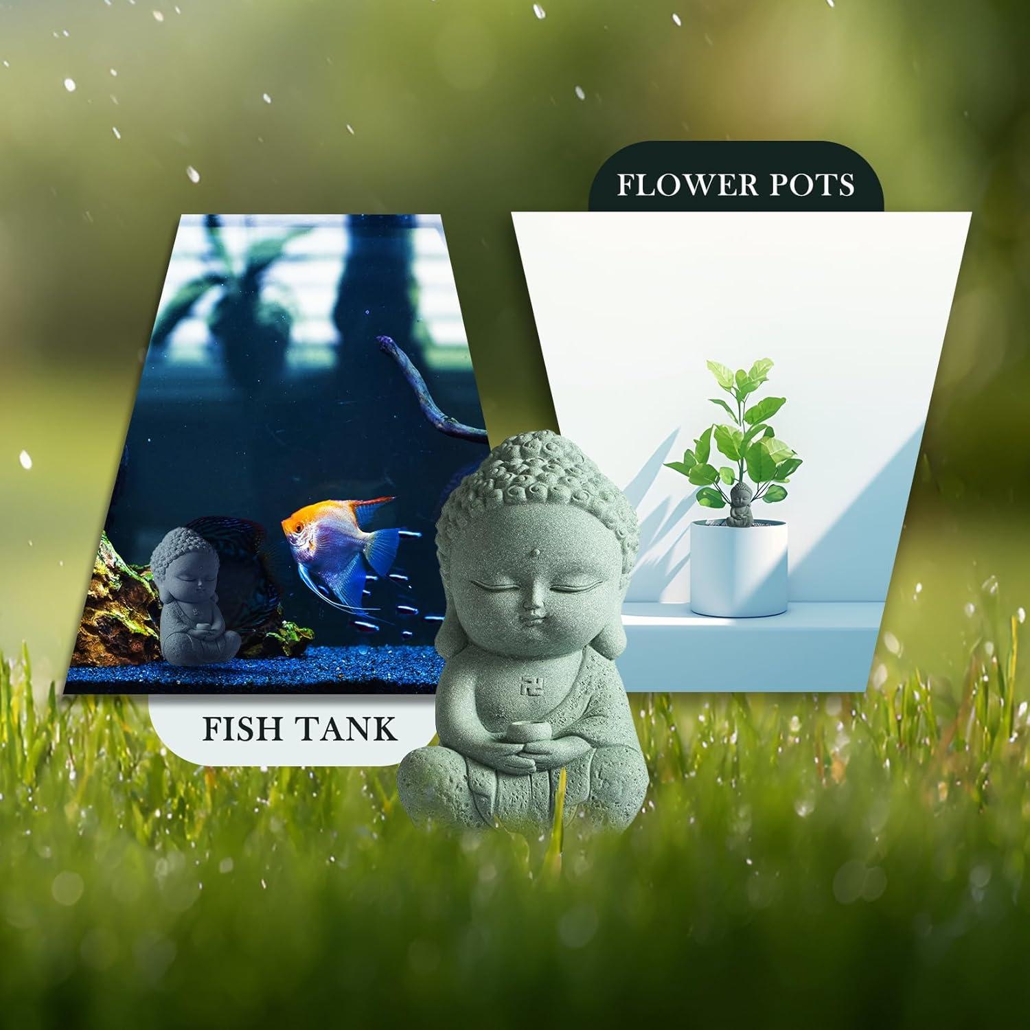 Estatua de Buda Sakyamuni - Piedra Hecha a Mano 6.35 cm