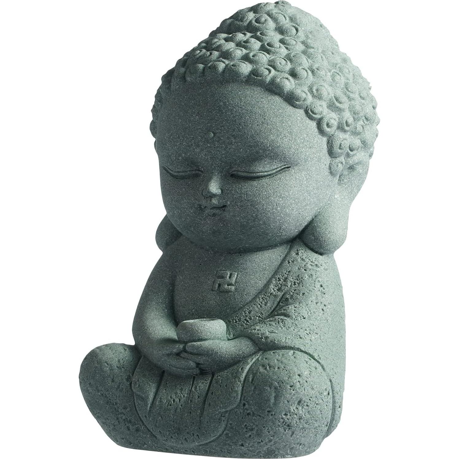 Estatua de Buda Sakyamuni - Piedra Hecha a Mano 6.35 cm