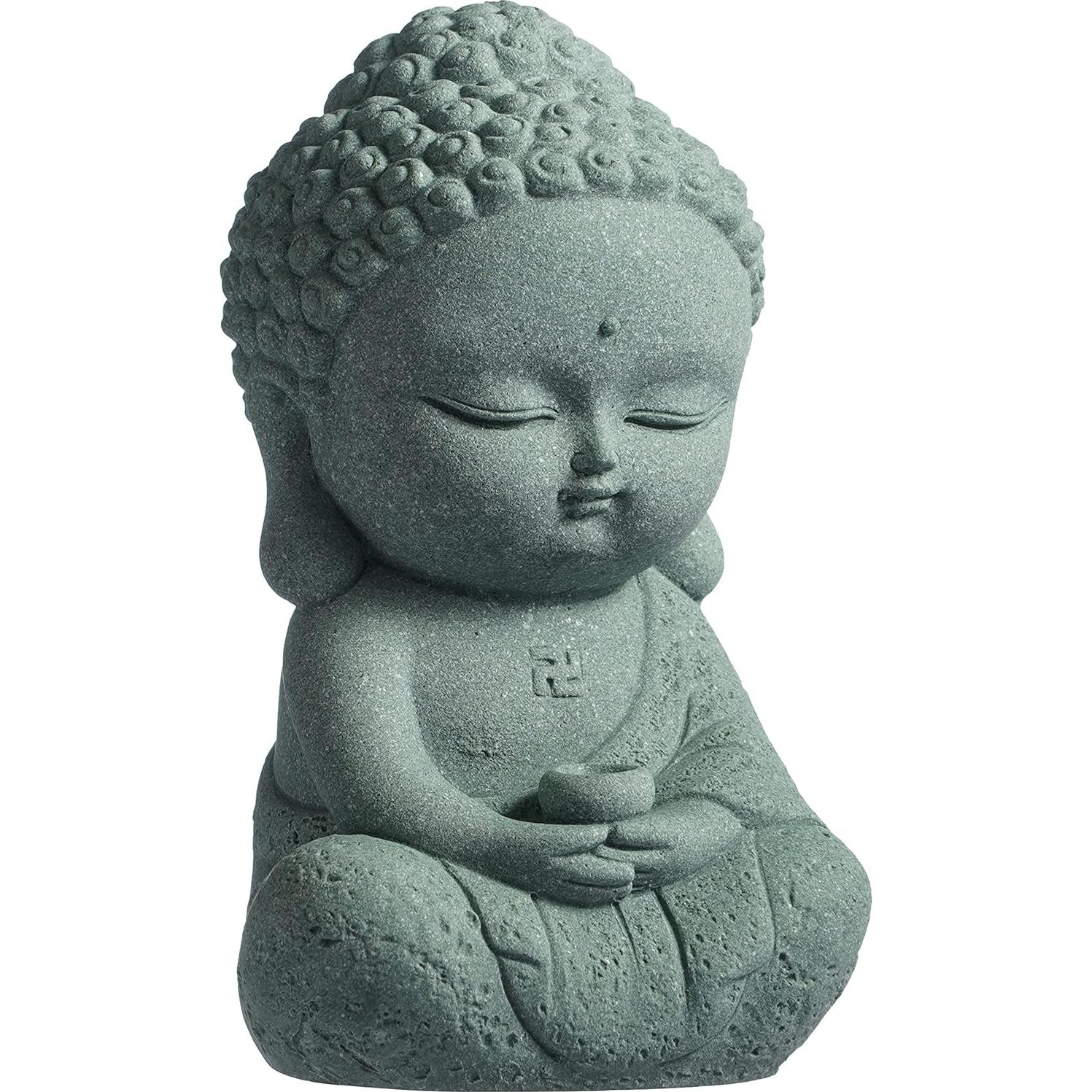 Estatua de Buda Sakyamuni - Piedra Hecha a Mano 6.35 cm