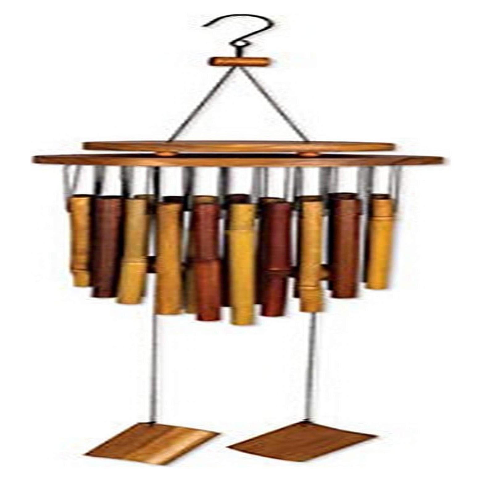 Campana de Viento Zen Sunset Vista 78.74 cm Madera Bambú