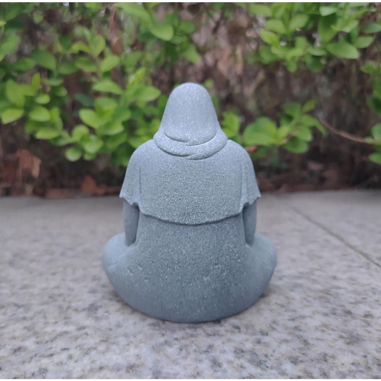 Escultura de Buda de Arenisca Livelyfish para Acuario 10.7cm