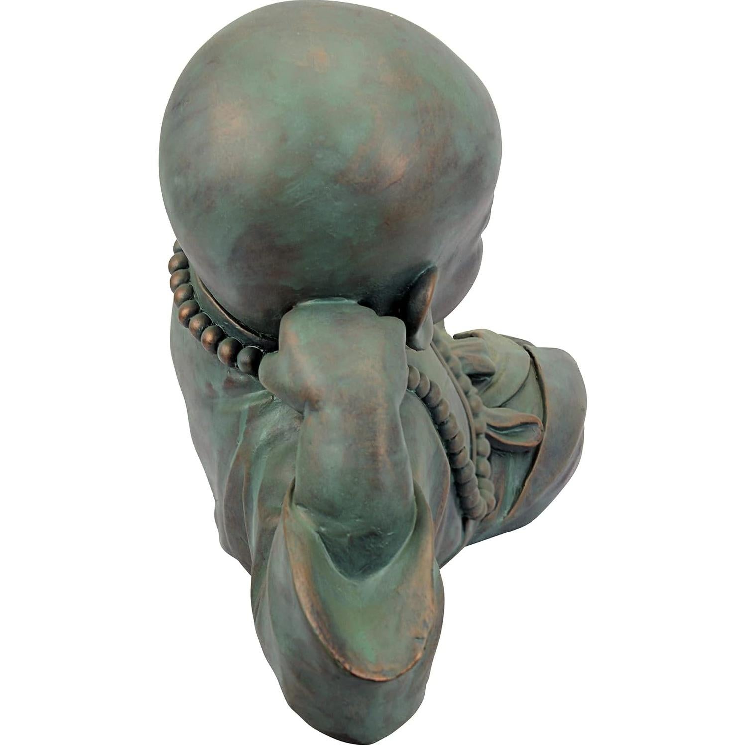 Estatua de Jardín Buda Bebé Serene en Reposo Design Toscano 61 cm